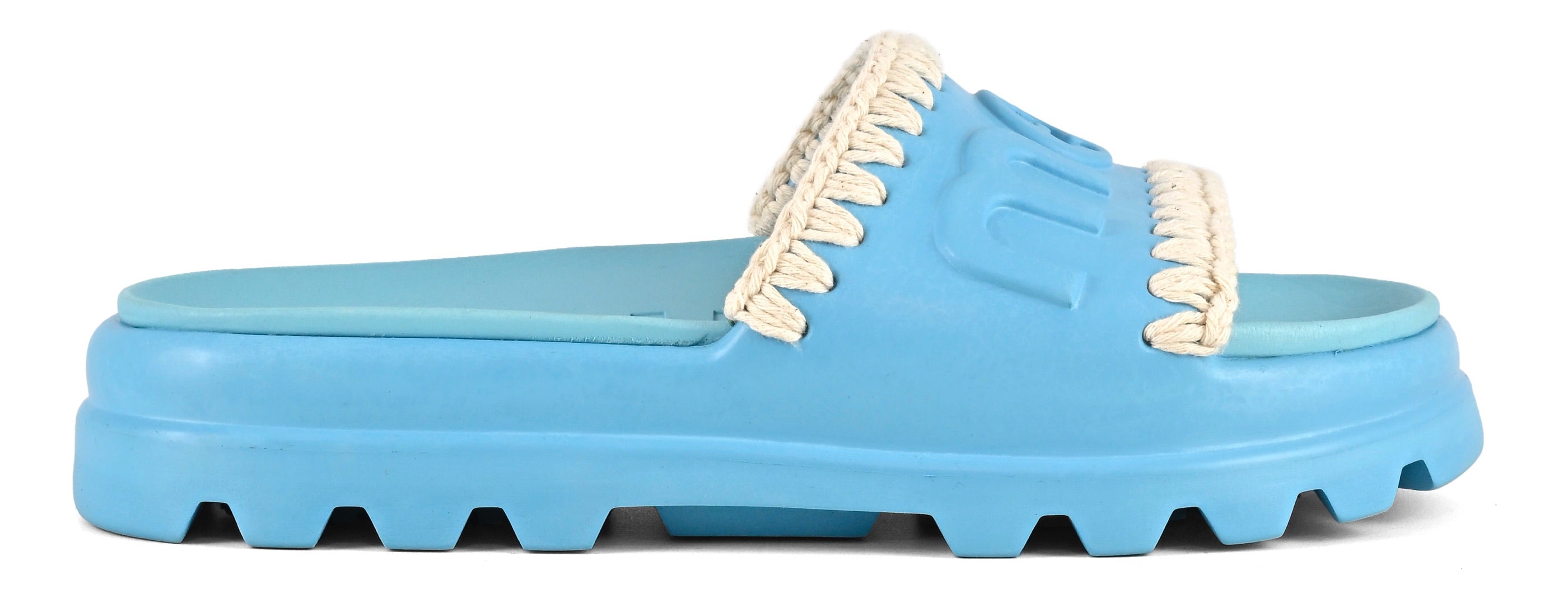 MOU Ciabatta Donna EVA ONE PIECE SLIDE-Turquoise