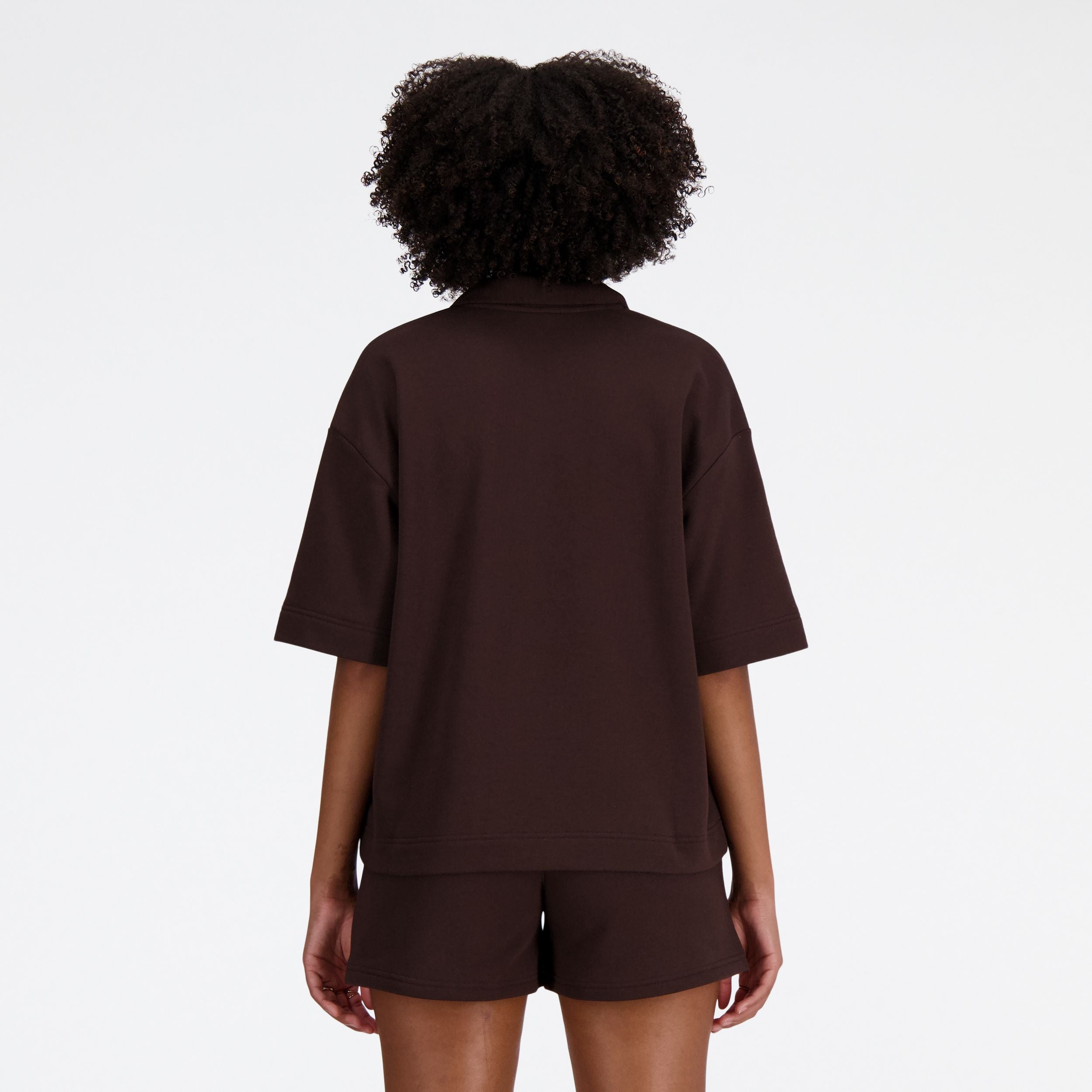 NEW BALANCE T-shirt Donna Heritage-Caffè Nero