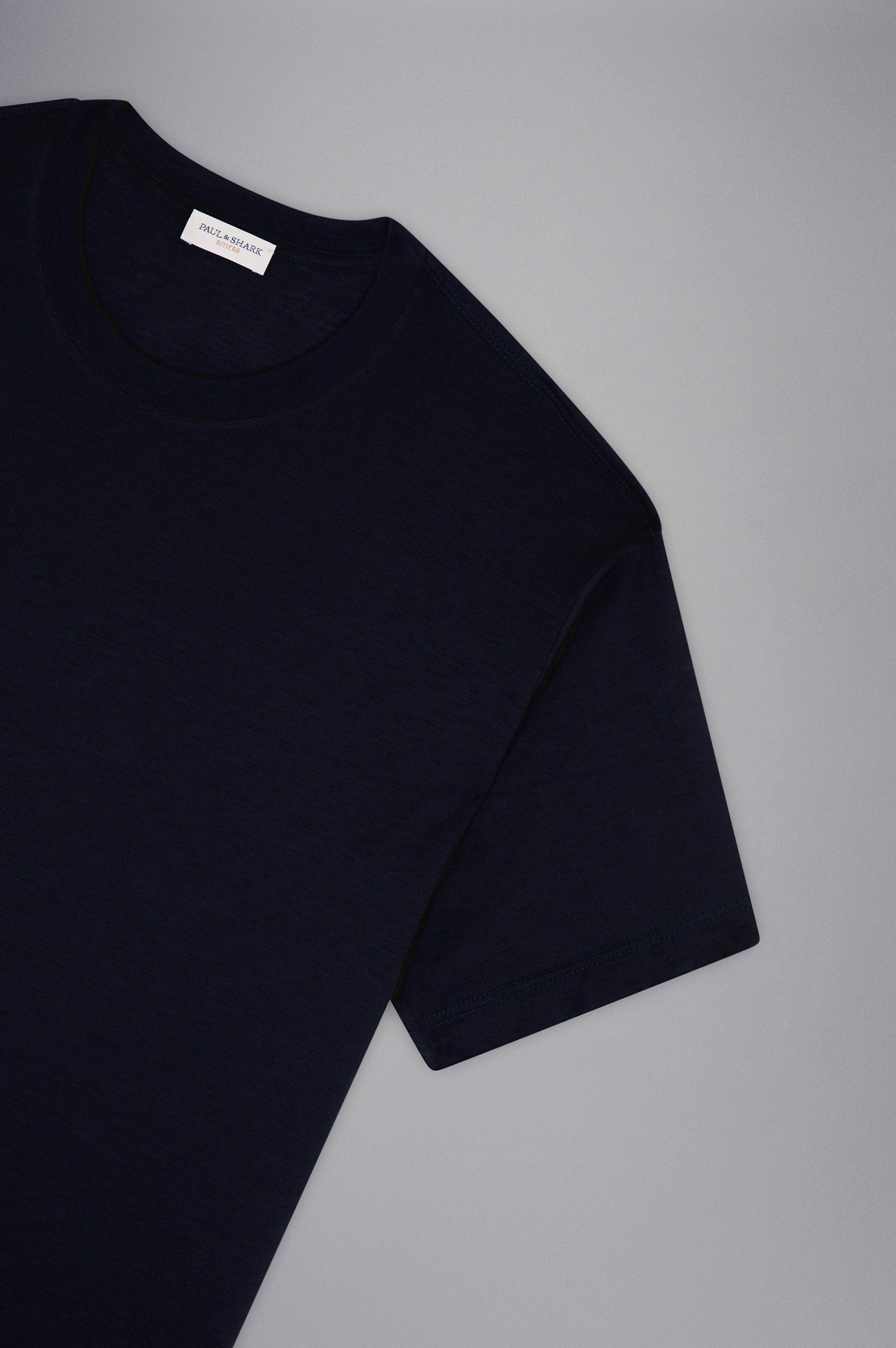 PAUL & SHARK T-Shirt Uomo Seta-Blu
