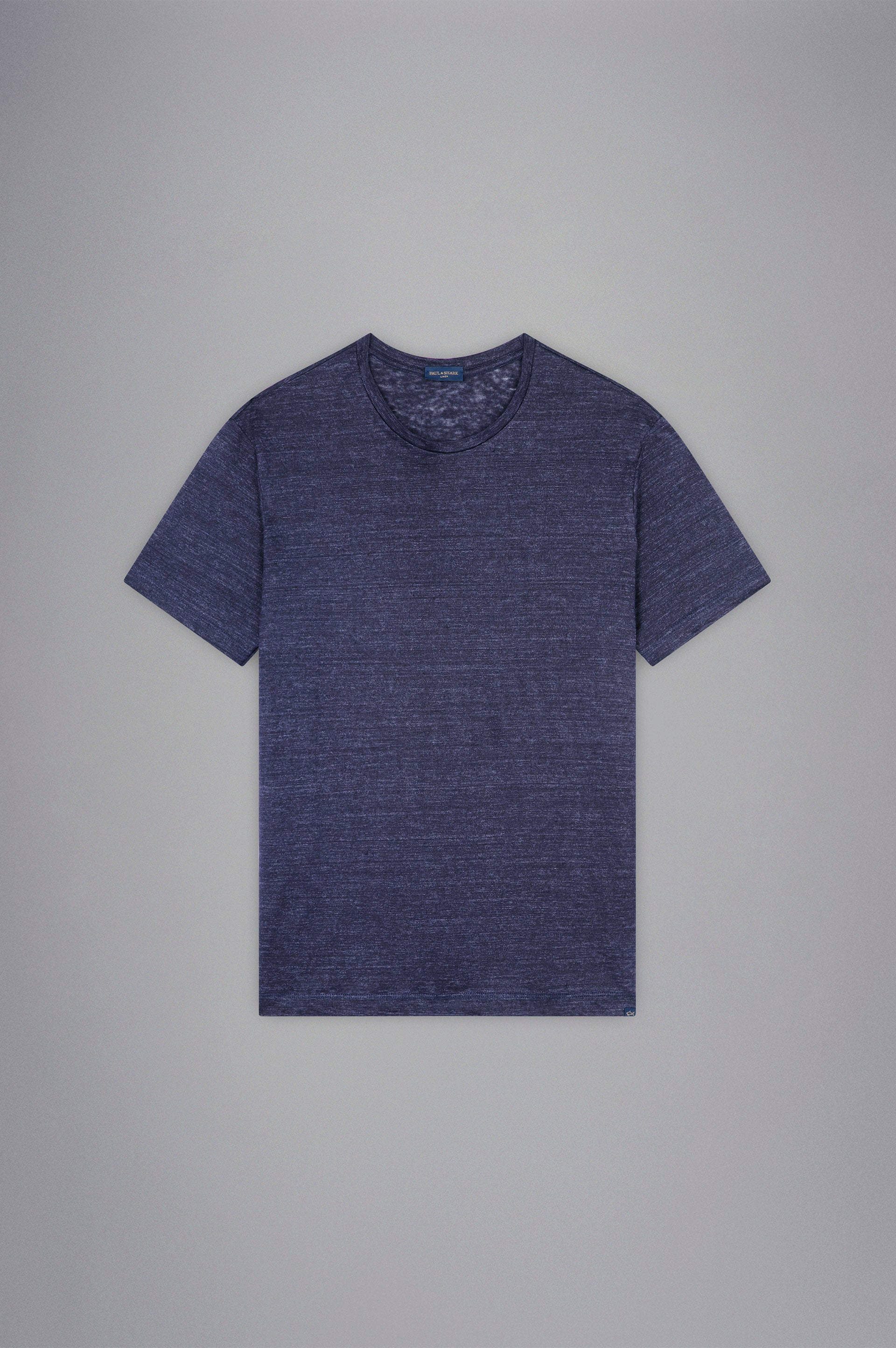 PAUL & SHARK T-Shirt Uomo Lino Delavé-Blu