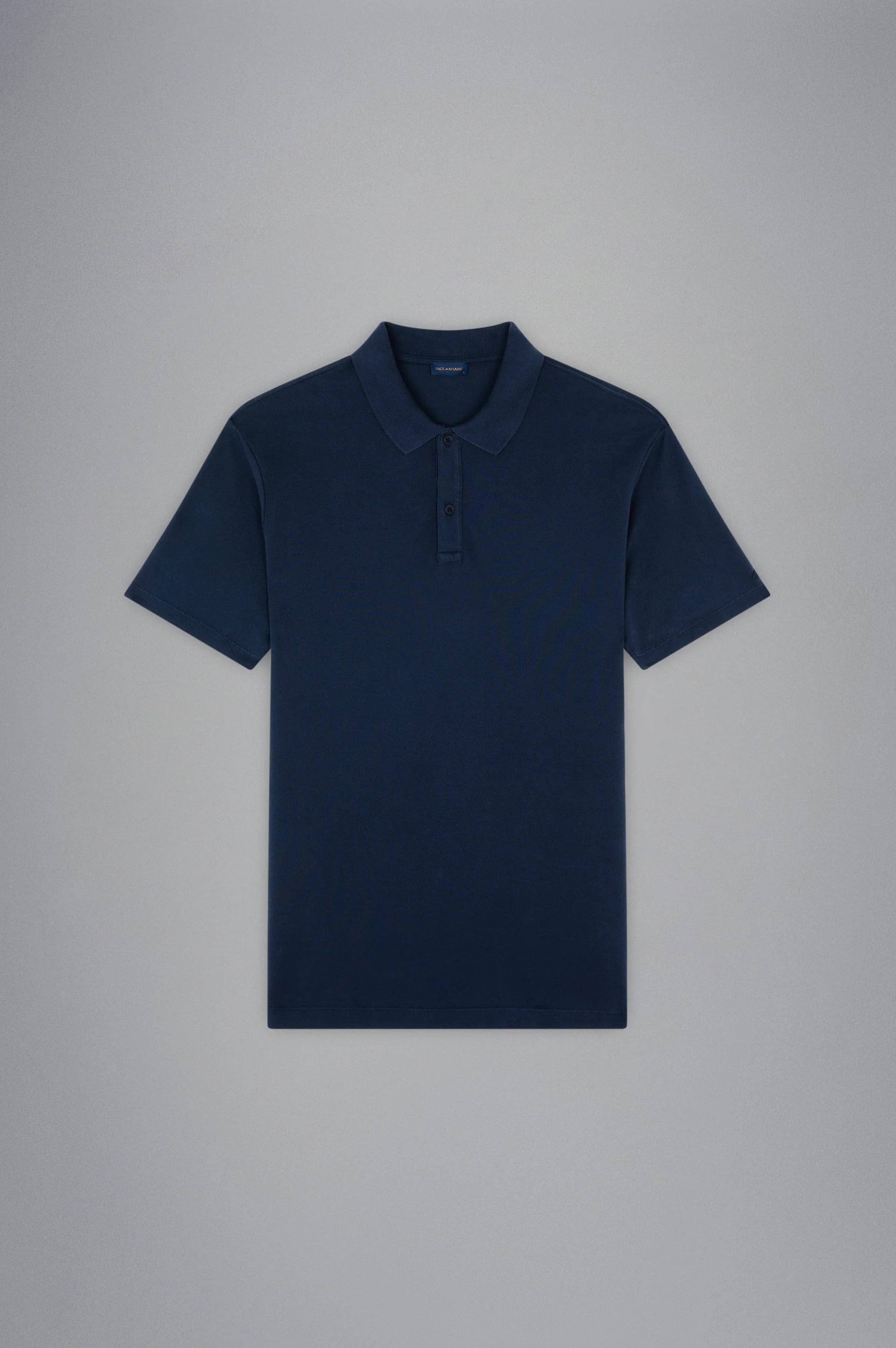 PAUL & SHARK Polo Uomo Piqué Badge Logo-Blu