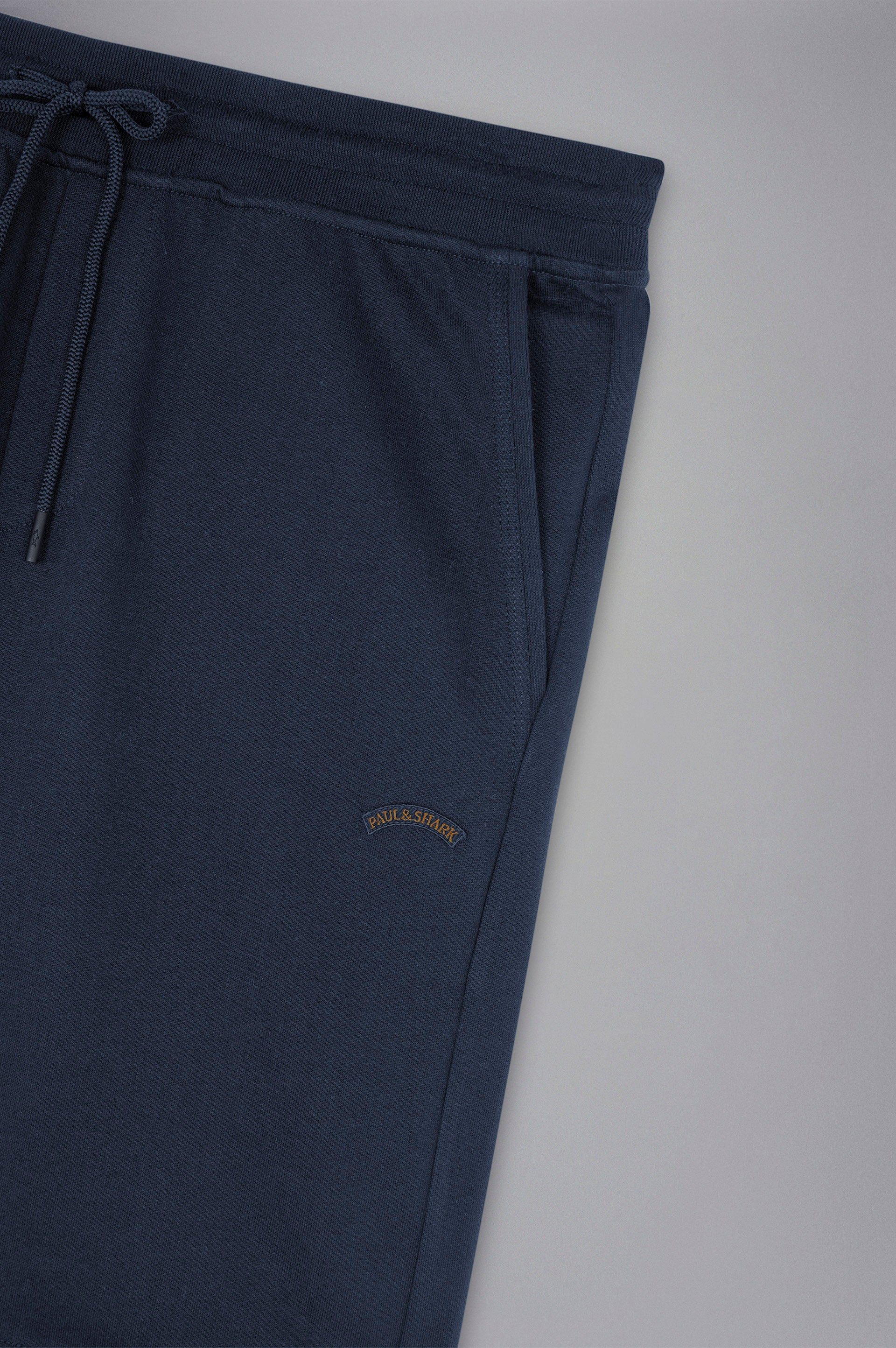 PAUL & SHARK Bermuda Uomo Cotone Badge Logo-Blu