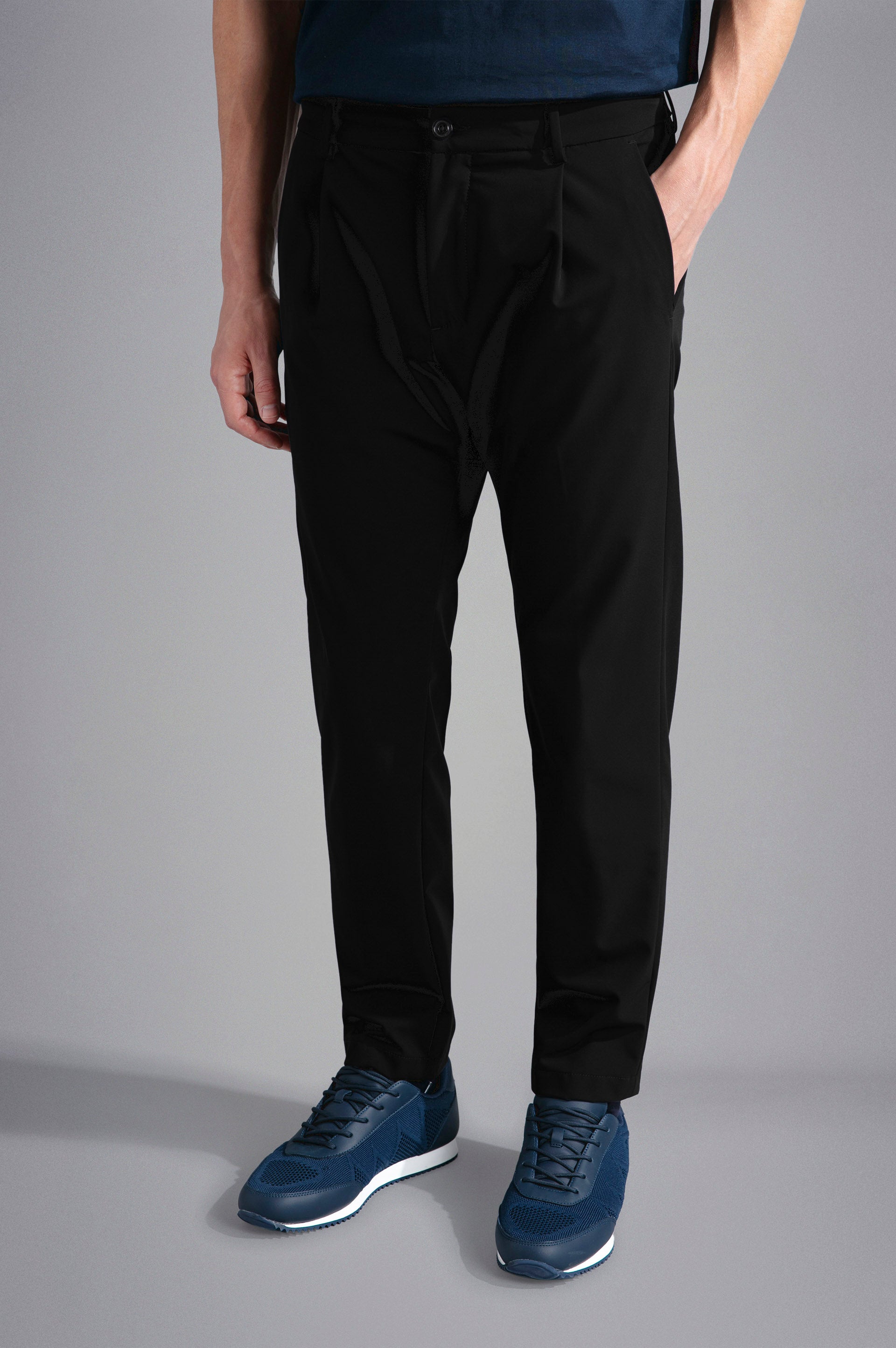 PAUL & SHARK Pantaloni Uomo Chino Dynamic-Nero