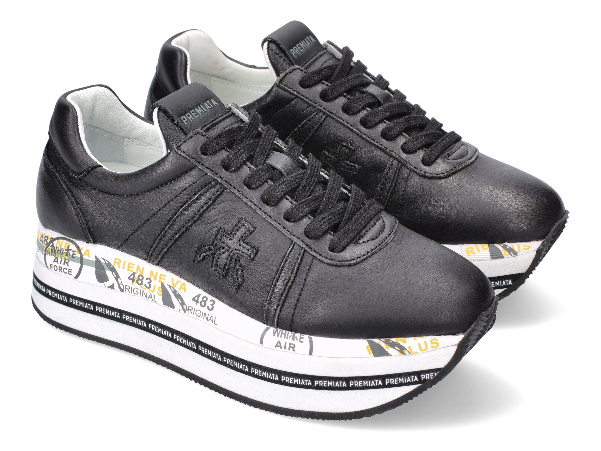 Premiata Sneakers Donna Beth 3873-Nero