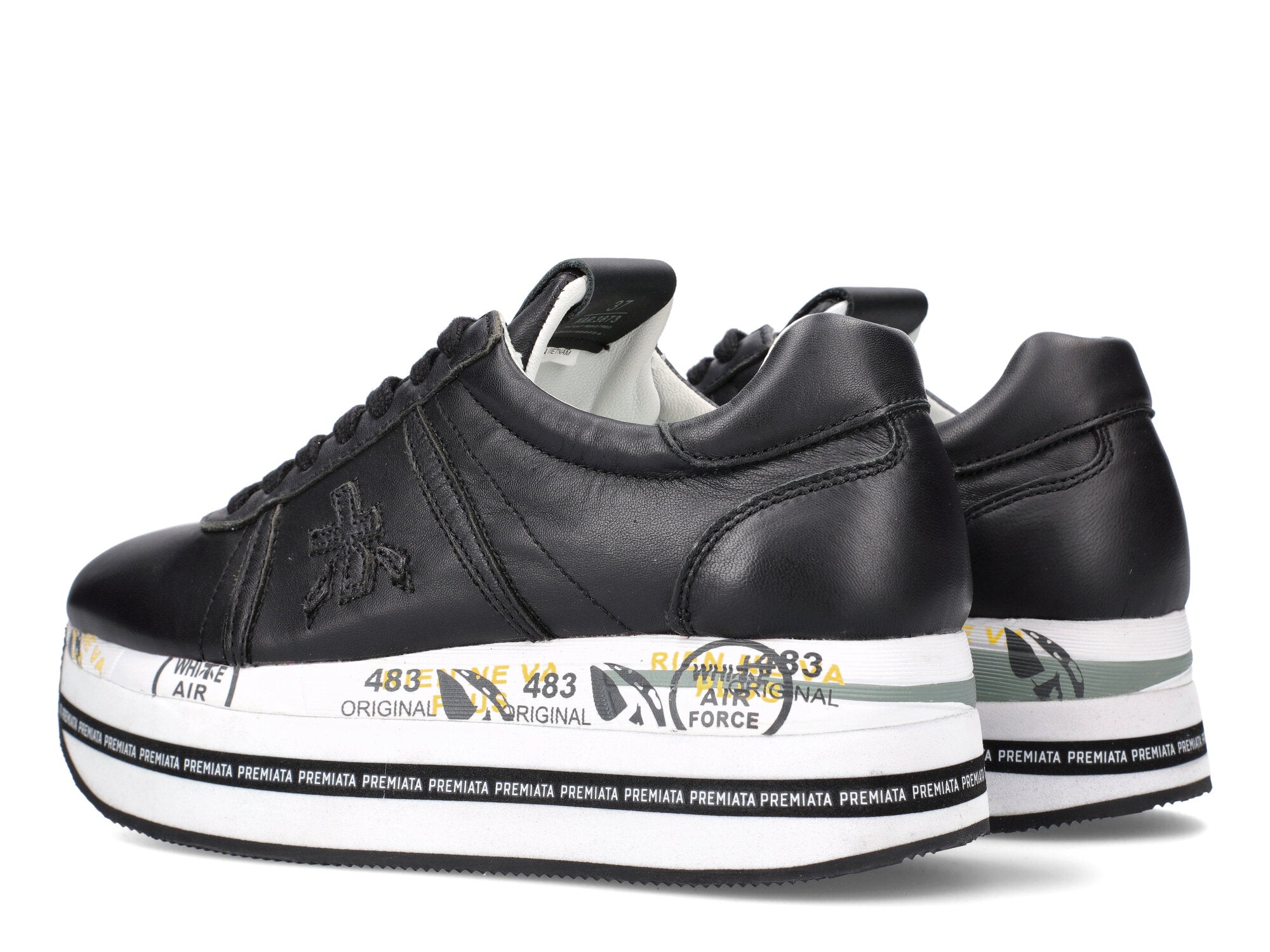 Premiata Sneakers Donna Beth 3873-Nero