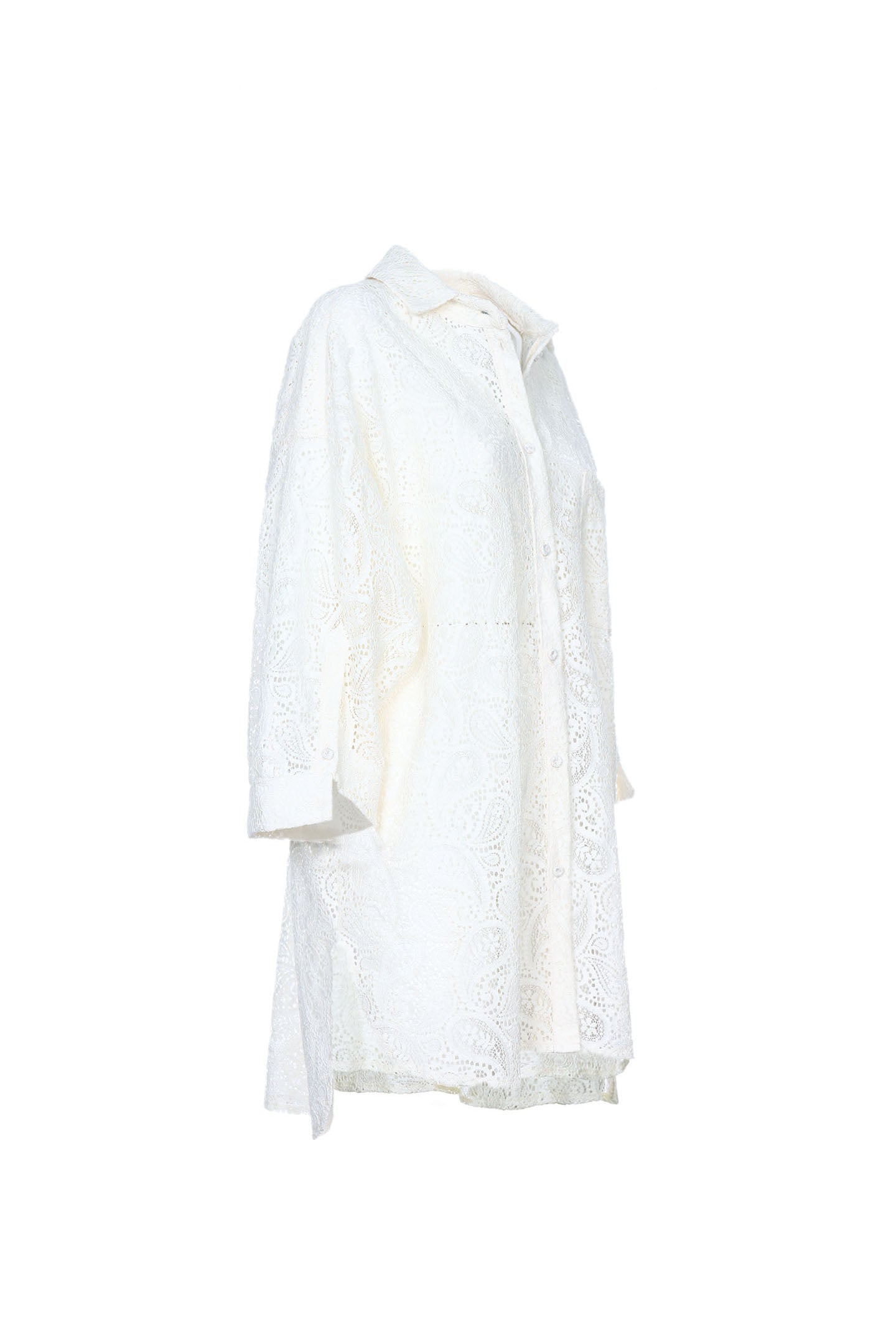 SO ALLURE Abito Donna Chemisier Pizzo-Butter