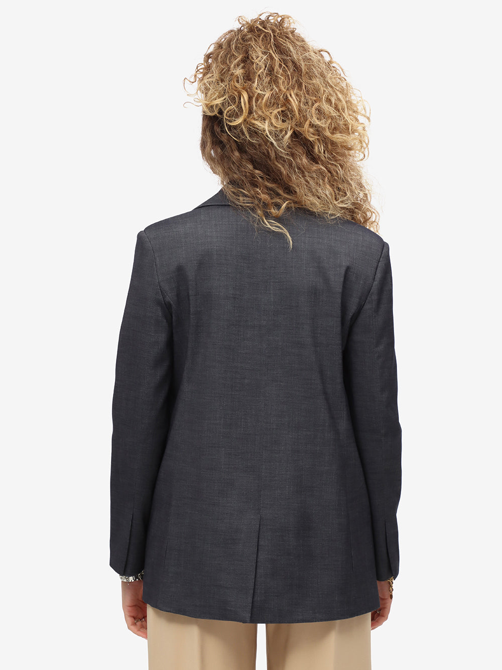SO ALLURE Giacca Donna Monopetto Chambray-Denim