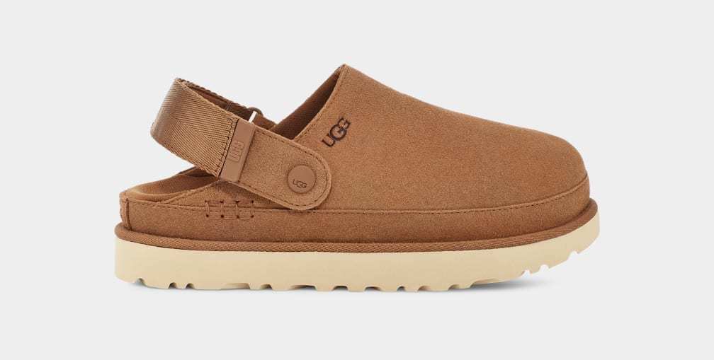 UGG CIABATTA DONNA GOLDENSTAR CLOG 138252-CHESTNUT