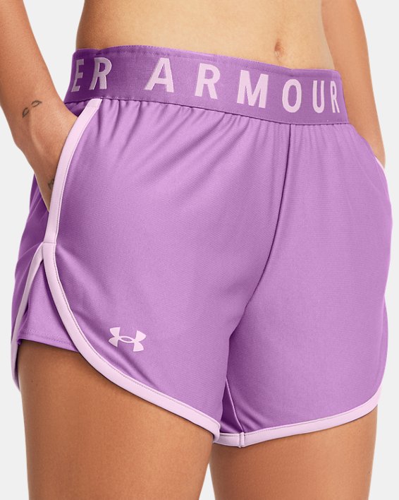 Under Armour Shorts Donna Play Up 5''-Provence Purple