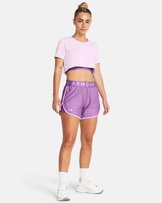 Under Armour Shorts Donna Play Up 5''-Provence Purple