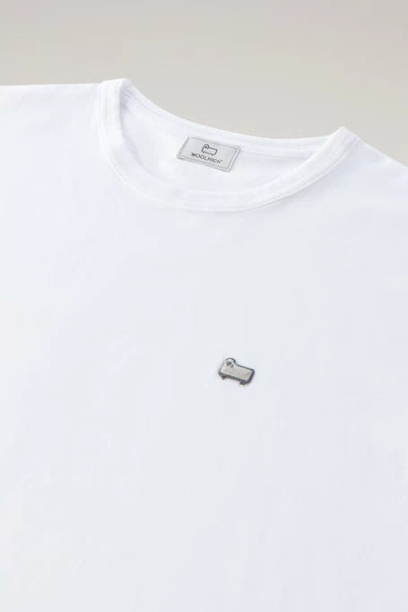 Woolrich T-Shirt Uomo Sheep-Bright White