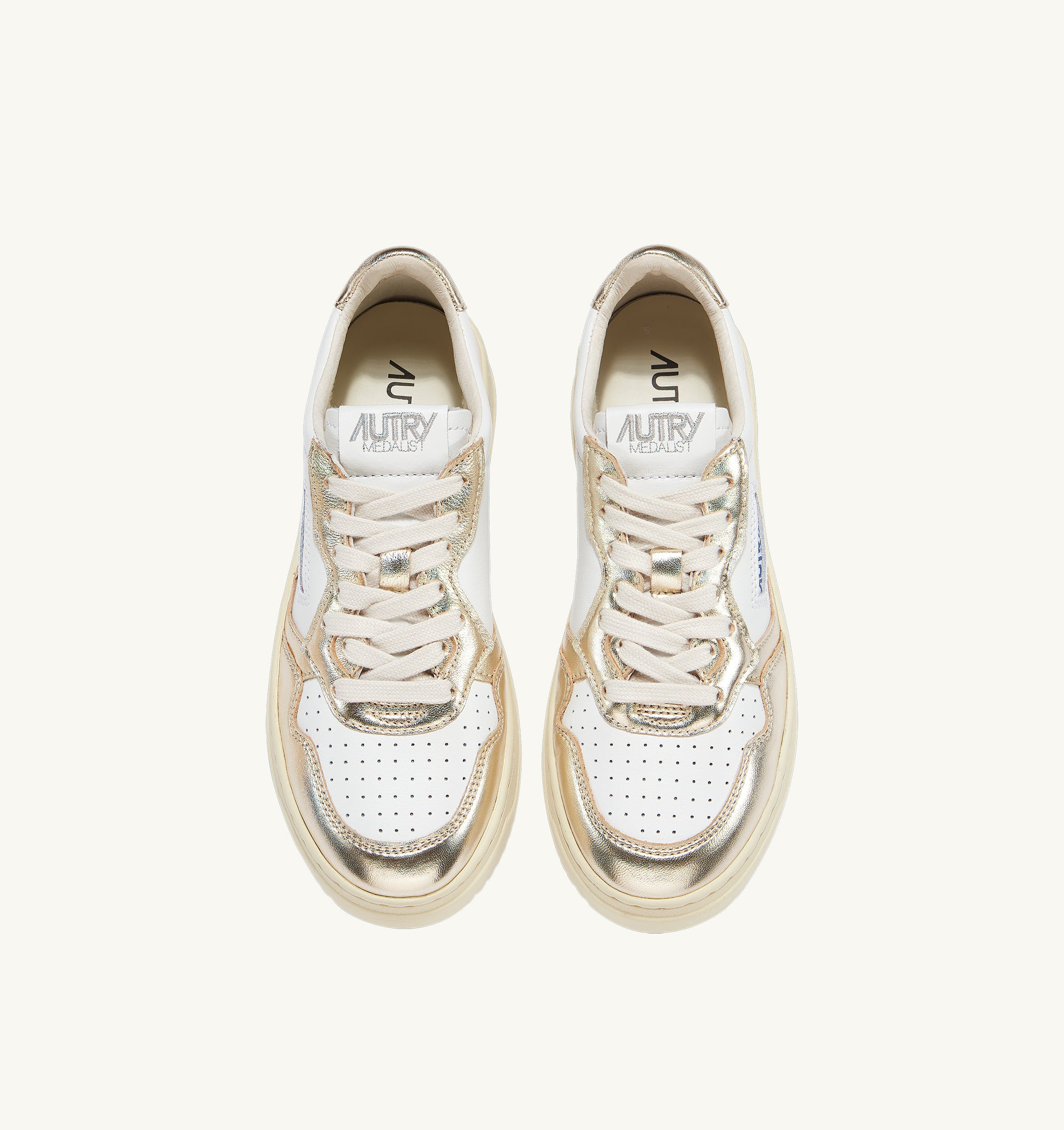 AUTRY Sneakers Donna Medalist Low Woman AULW-WB16-Bianco Platino