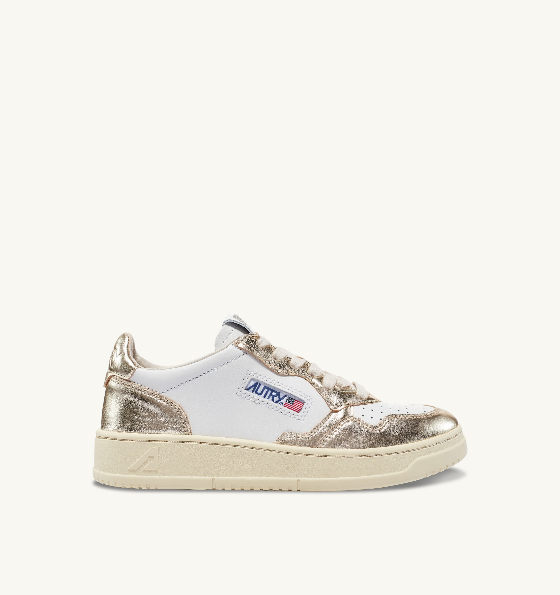 AUTRY Sneakers Donna Medalist Low Woman AULW-WB16-Bianco Platino