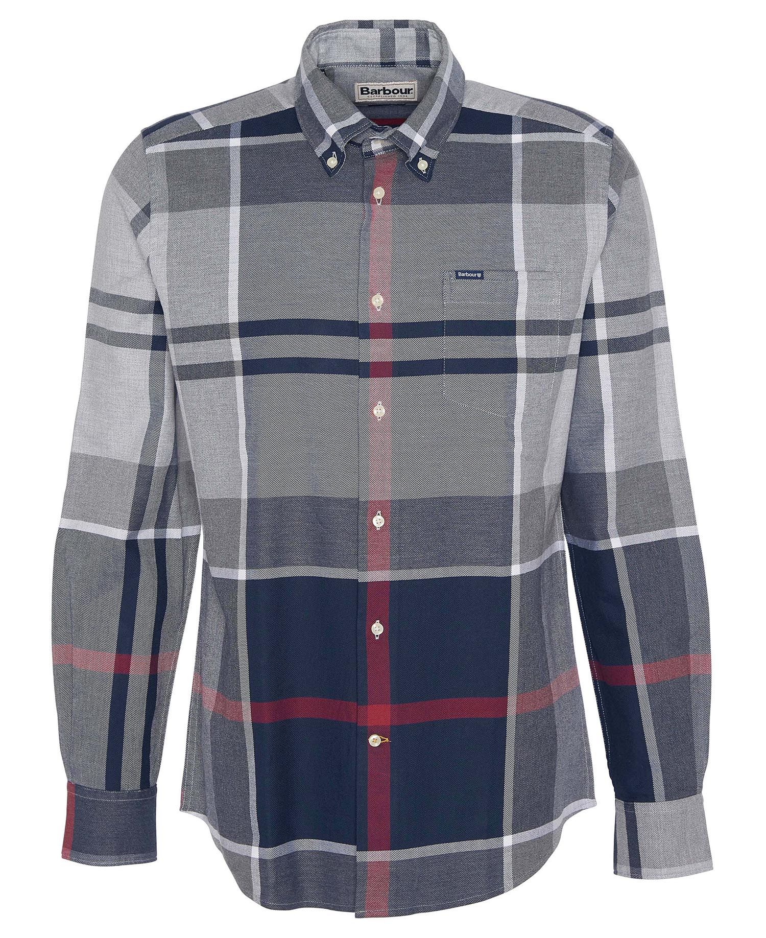 BARBOUR Camicia Uomo Dunoon-Blue Granite