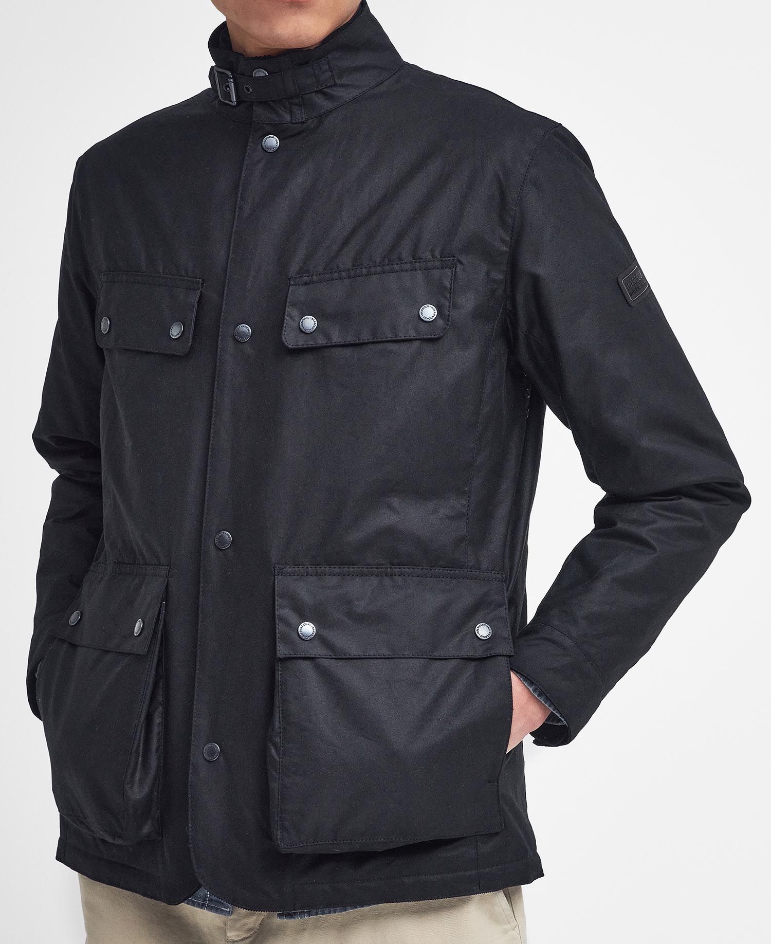 Barbour Giacca Uomo Wellstone Wax-Black