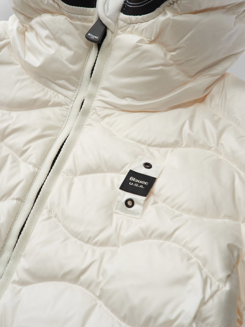 BLAUER Piumino Donna Camelia-Bianco Ottico