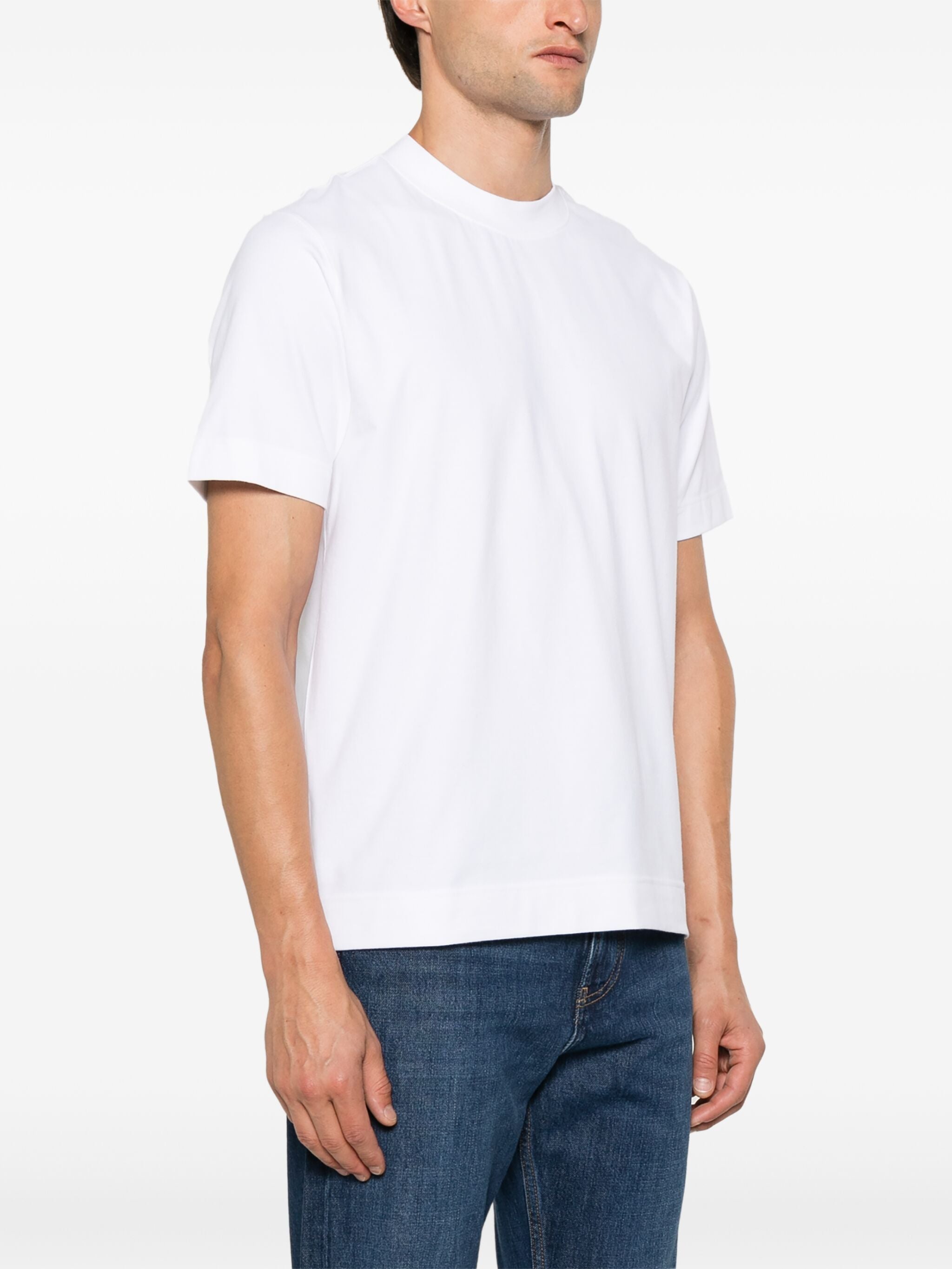 CIRCOLO 1901 T-Shirt Uomo Jersey-Bianco Ottico