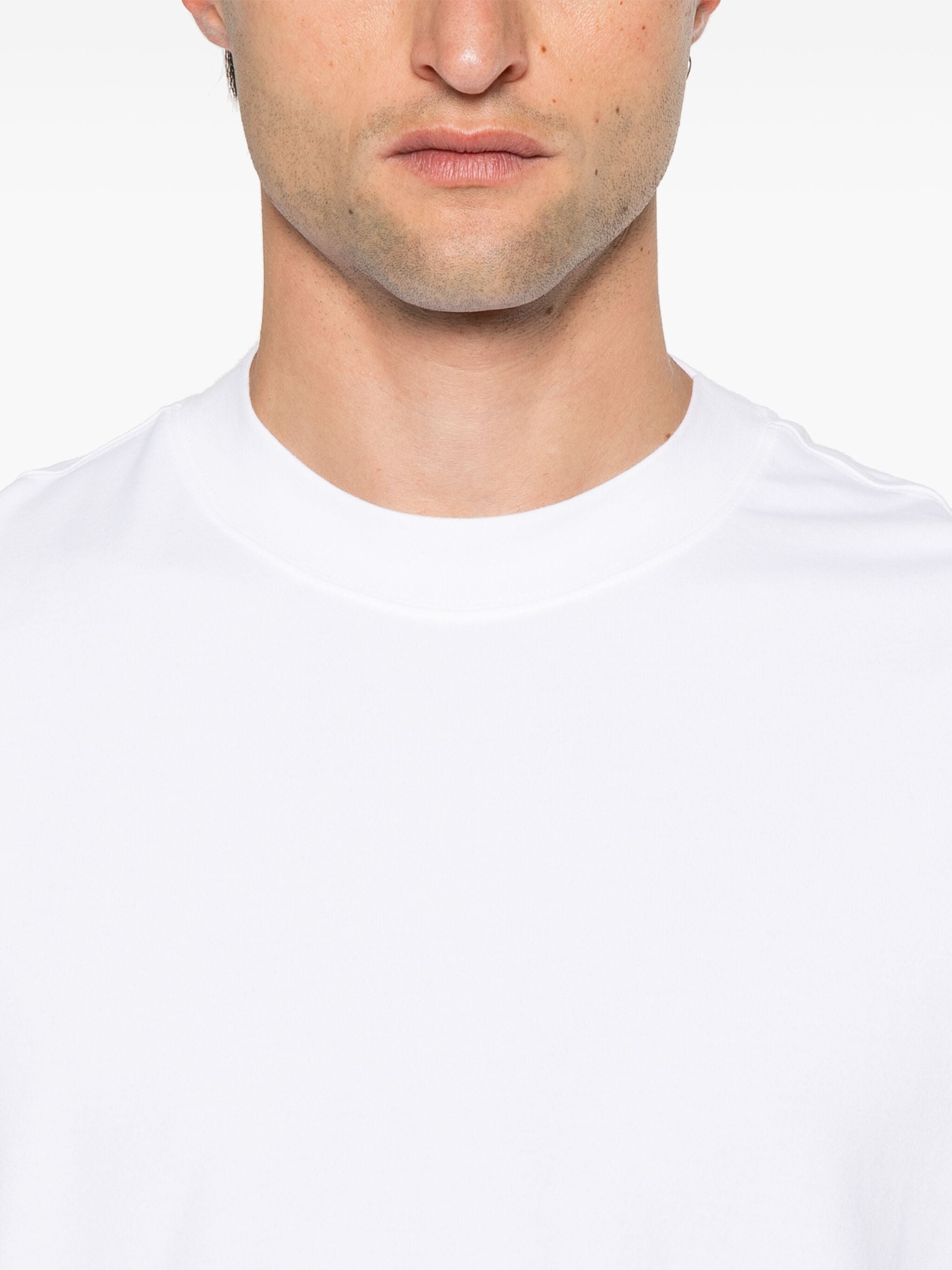 CIRCOLO 1901 T-Shirt Uomo Jersey-Bianco Ottico