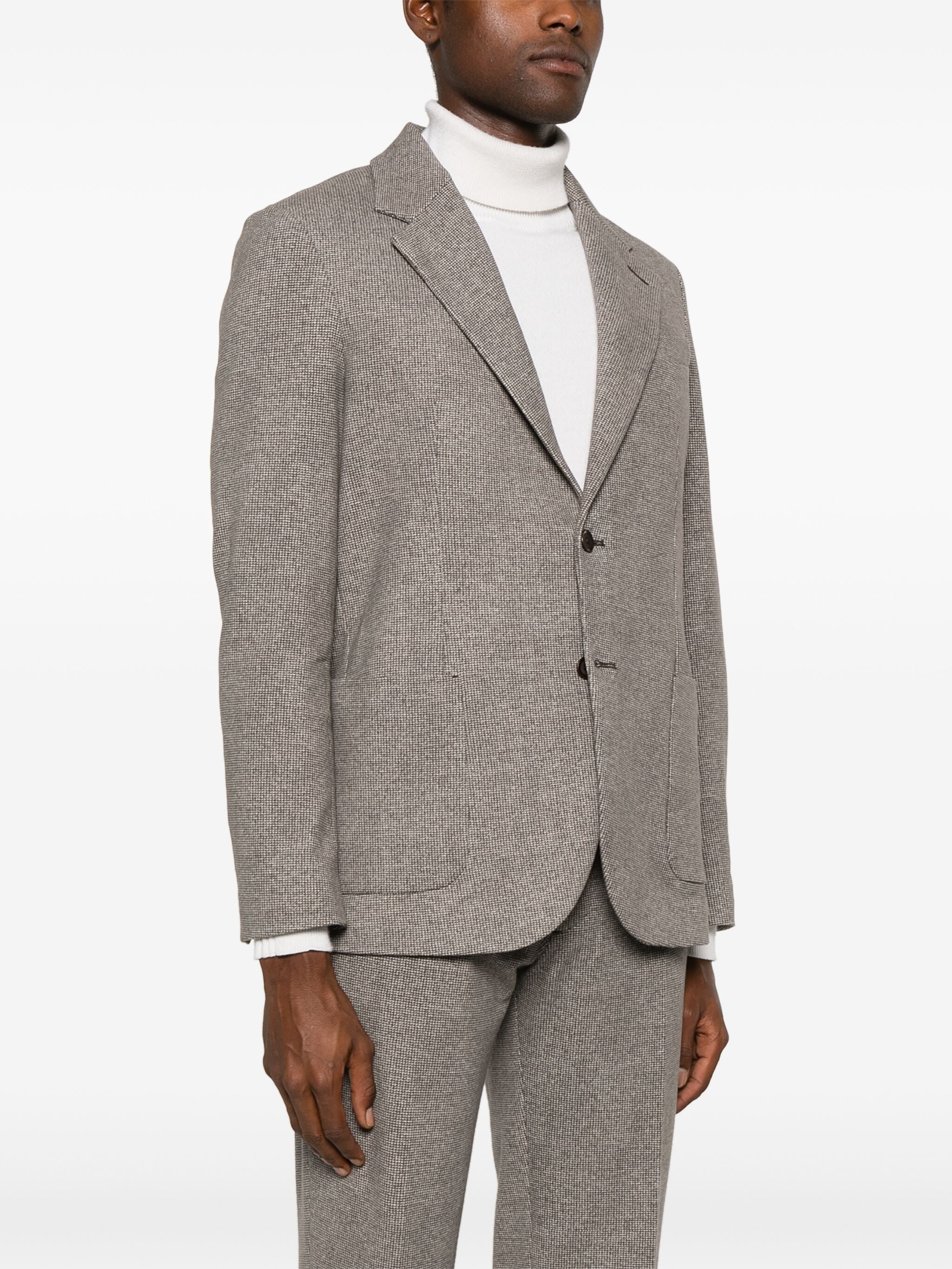CIRCOLO 1901 Giacca Uomo Micro Check-Grigio