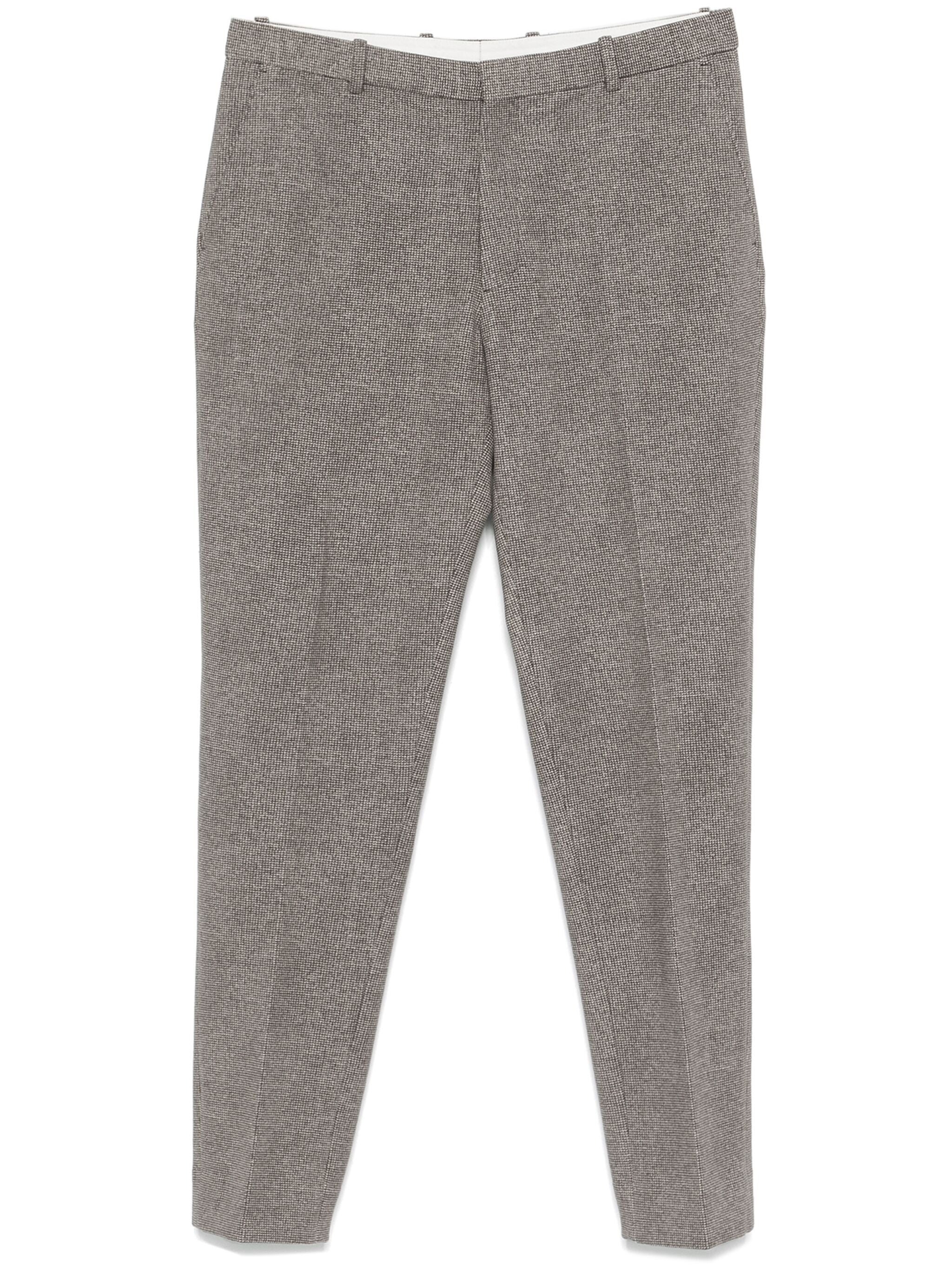 CIRCOLO 1901 Pantalone Uomo Micro Check-Grigio