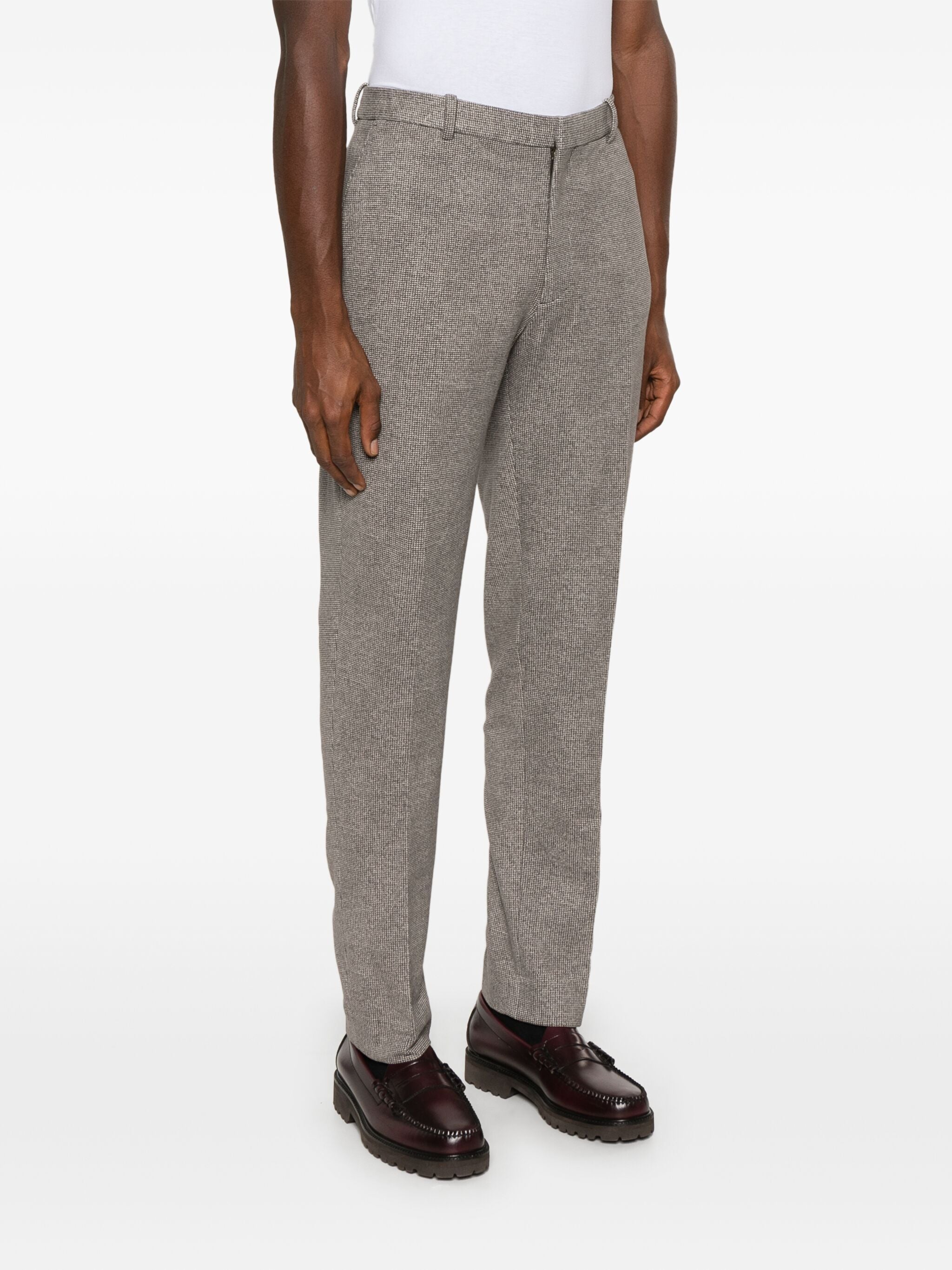 CIRCOLO 1901 Pantalone Uomo Micro Check-Grigio