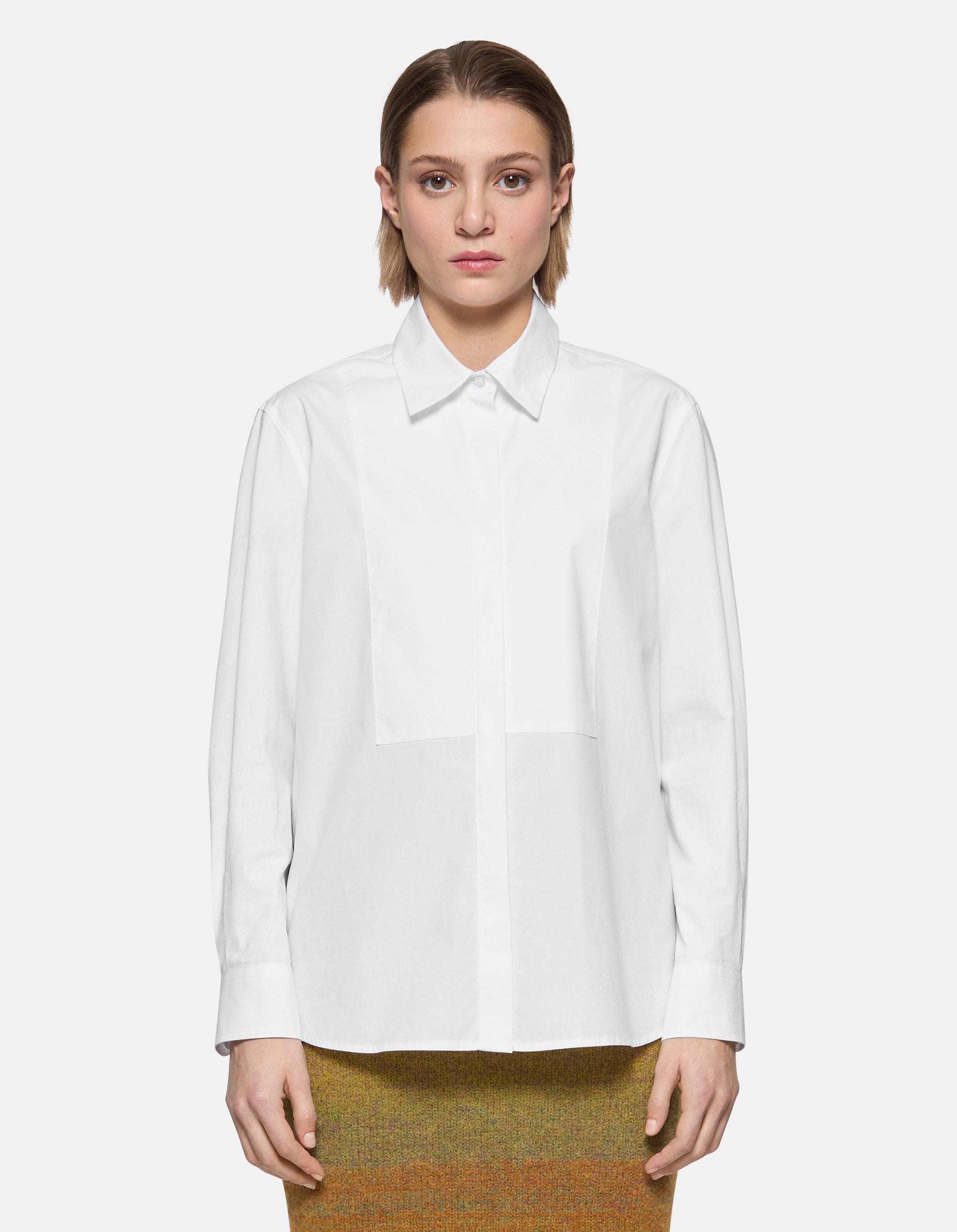 DONDUP Camicia Donna Popeline-Bianco