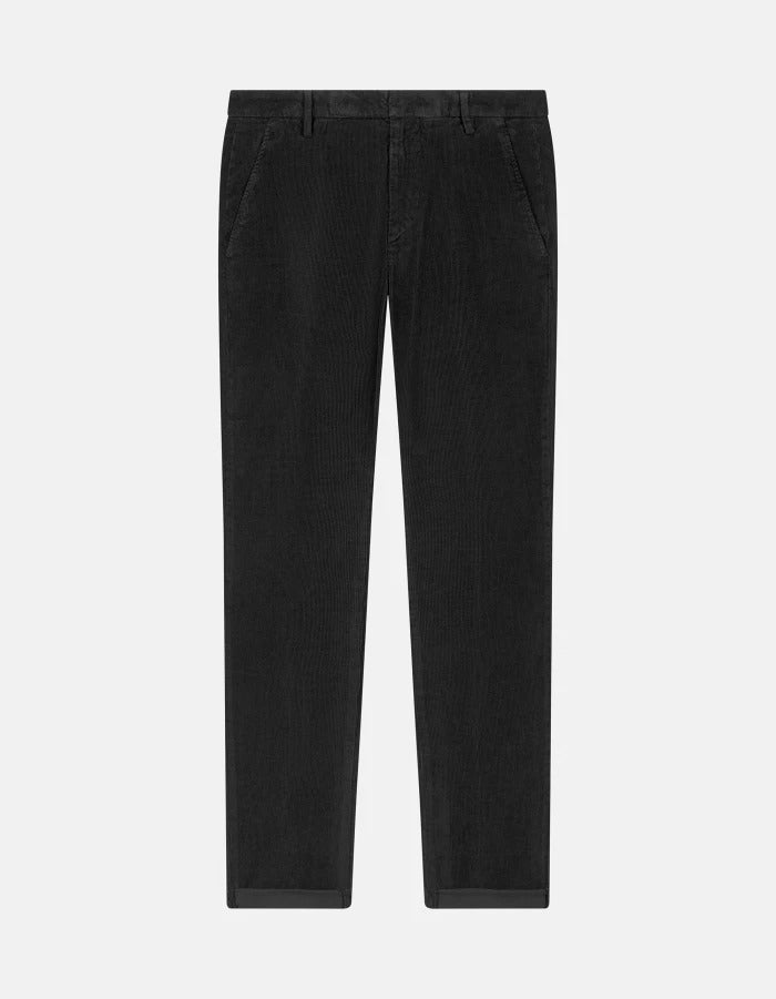 DONDUP Pantaloni Uomo Gaubert Velluto-Nero
