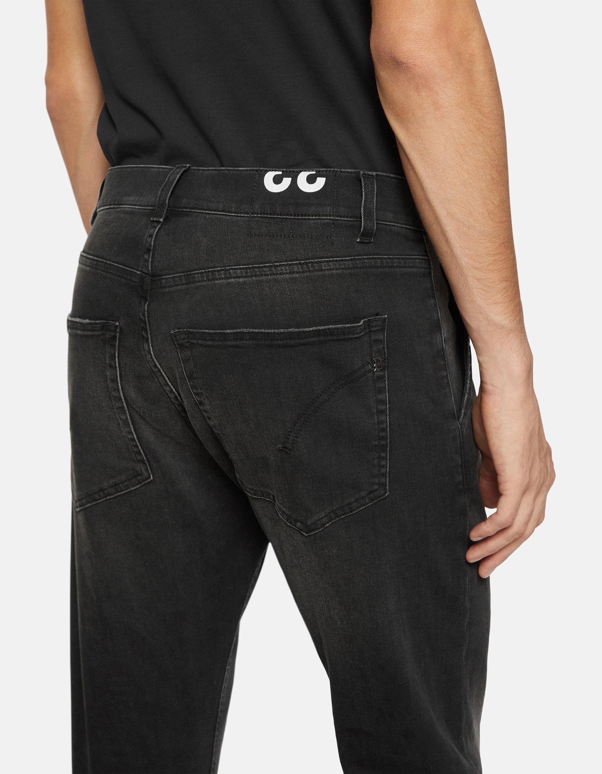 DONDUP Pantaloni Jeans Uomo Jeff-Nero