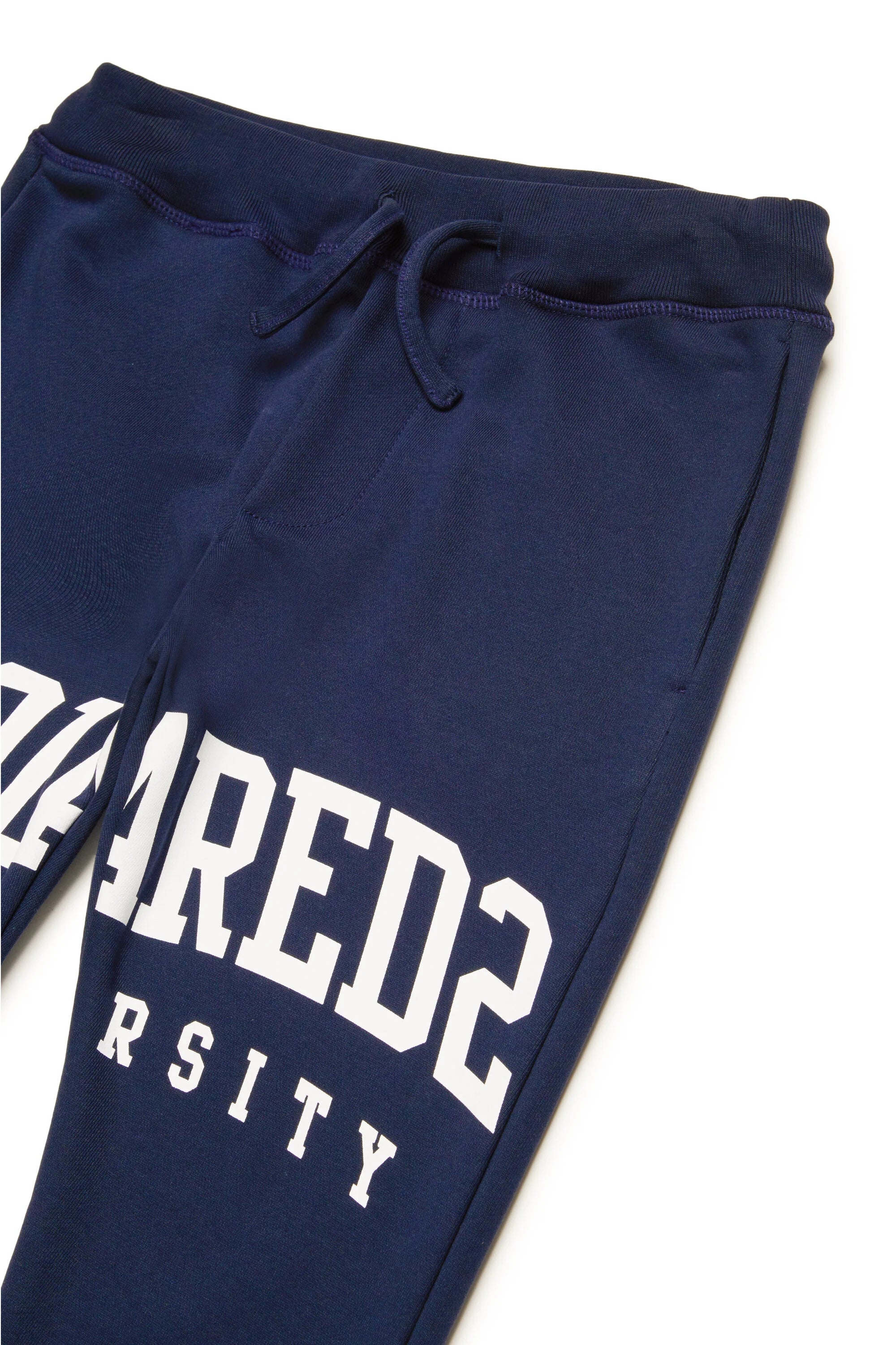 DSQUARED2 Pantaloni Jogger Bambino Logo College-Blu