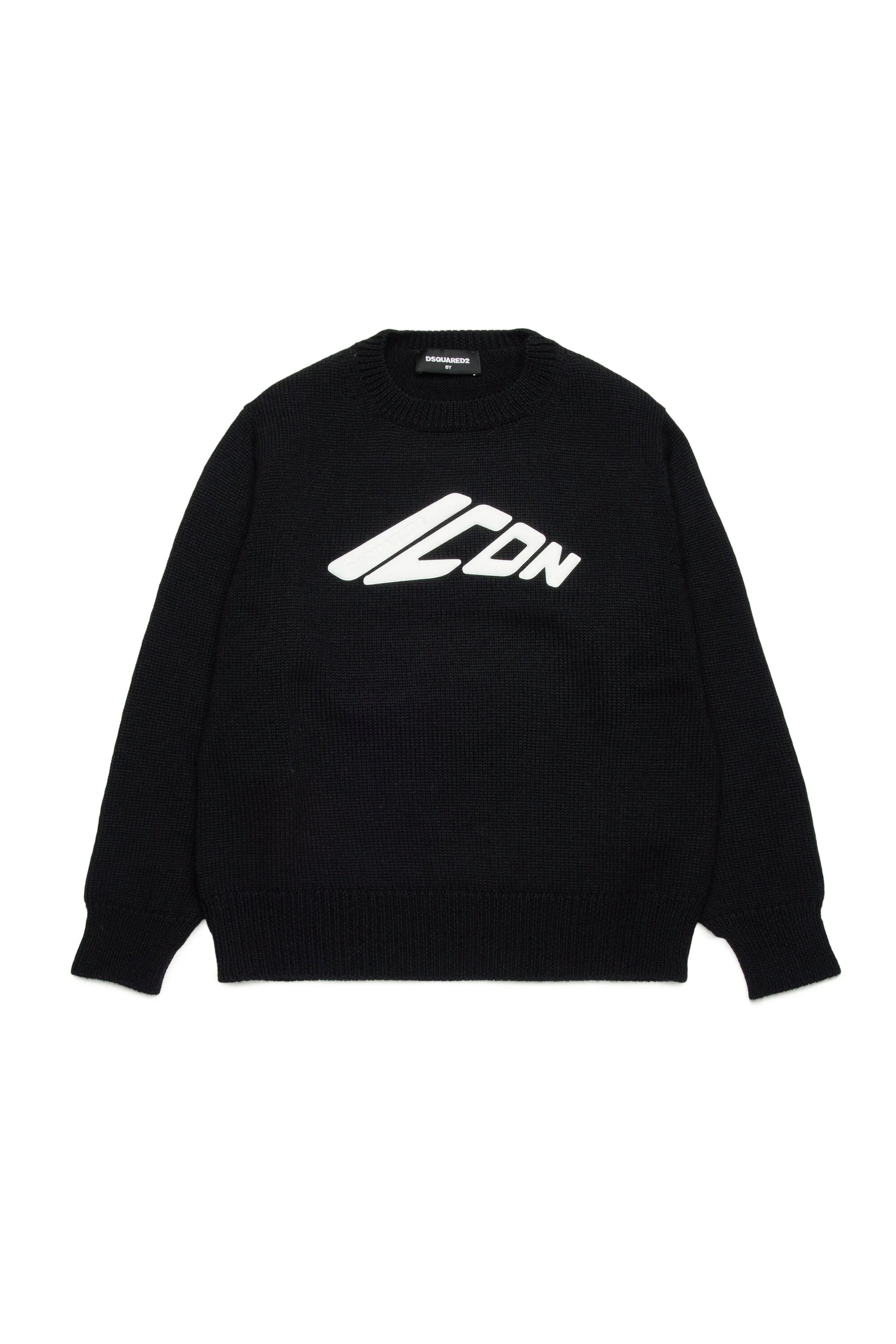 DSQUARED2 Pullover Junior Logo Icon-Nero