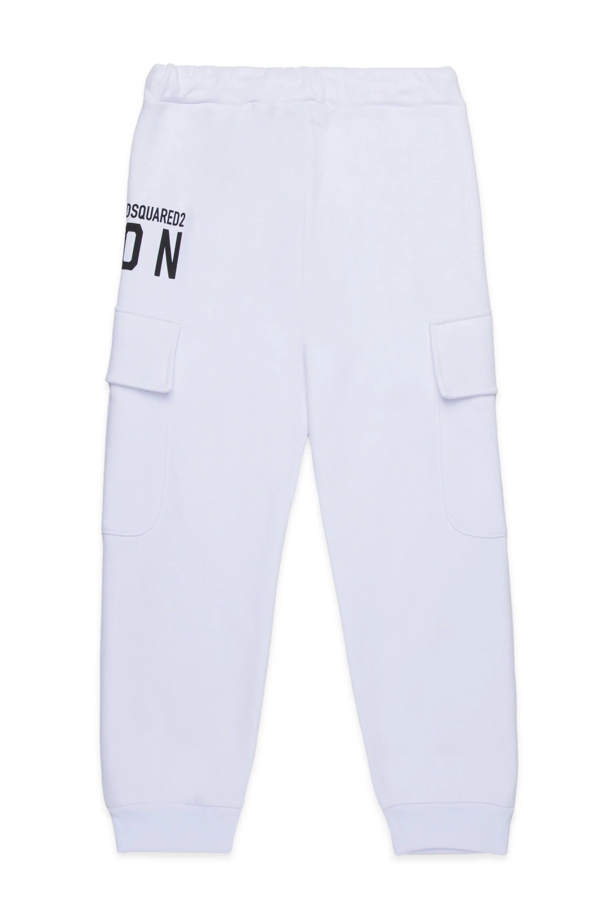 DSQUARED2 Pantaloni Cargo Junior Icon-Bianco