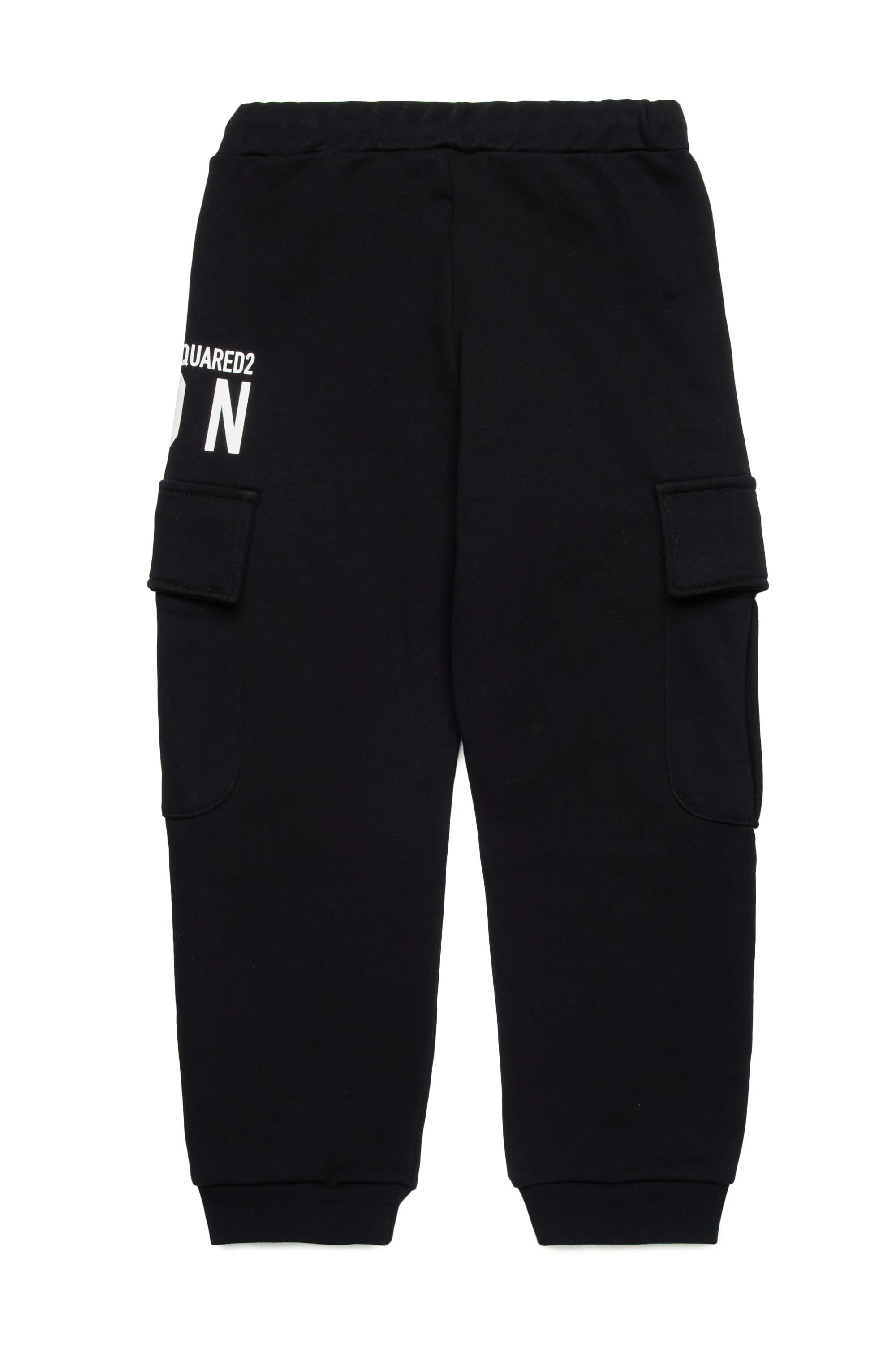 DSQUARED2 Pantaloni Cargo Junior Icon-Nero