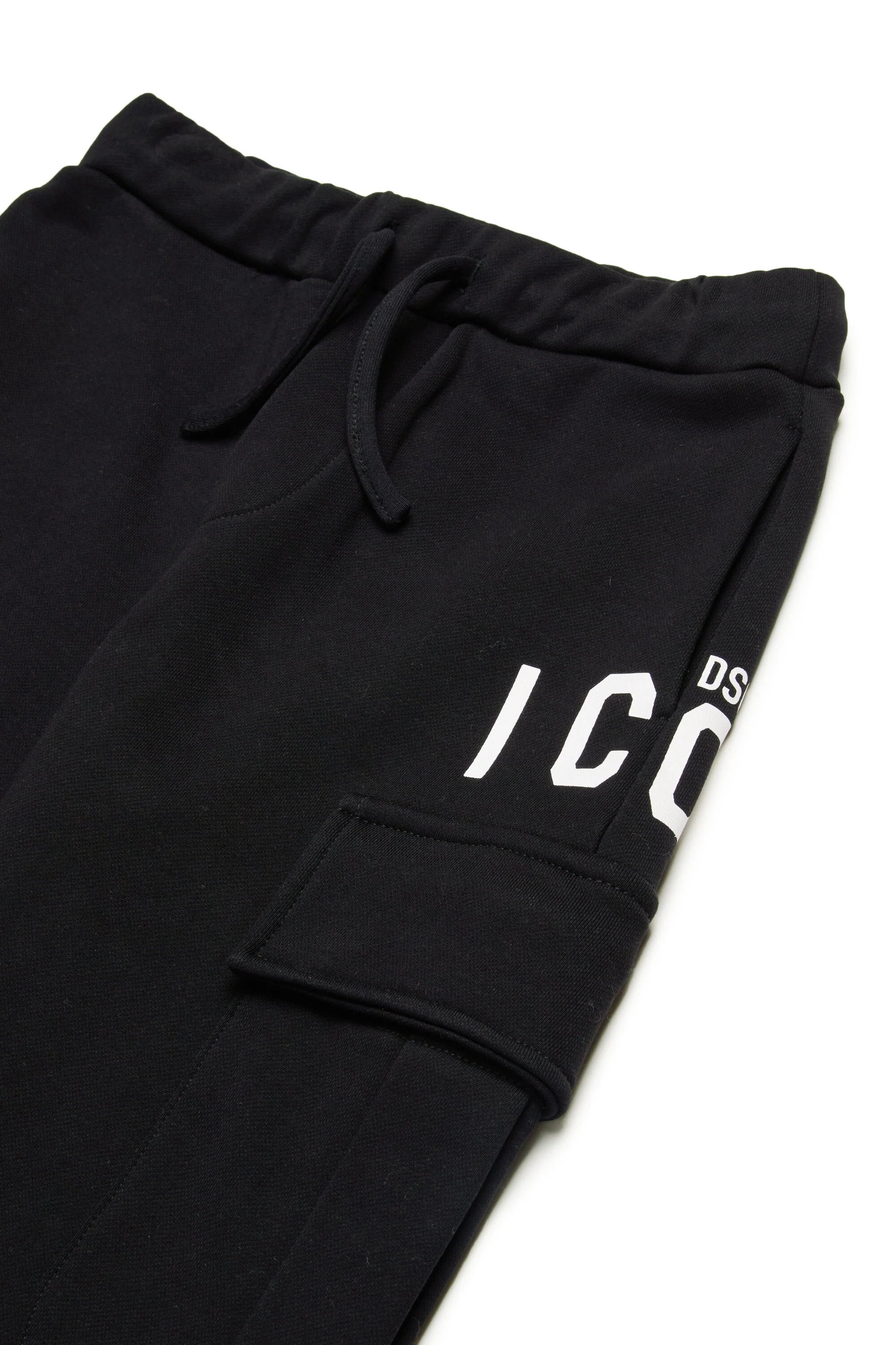 DSQUARED2 Pantaloni Cargo Junior Icon-Nero
