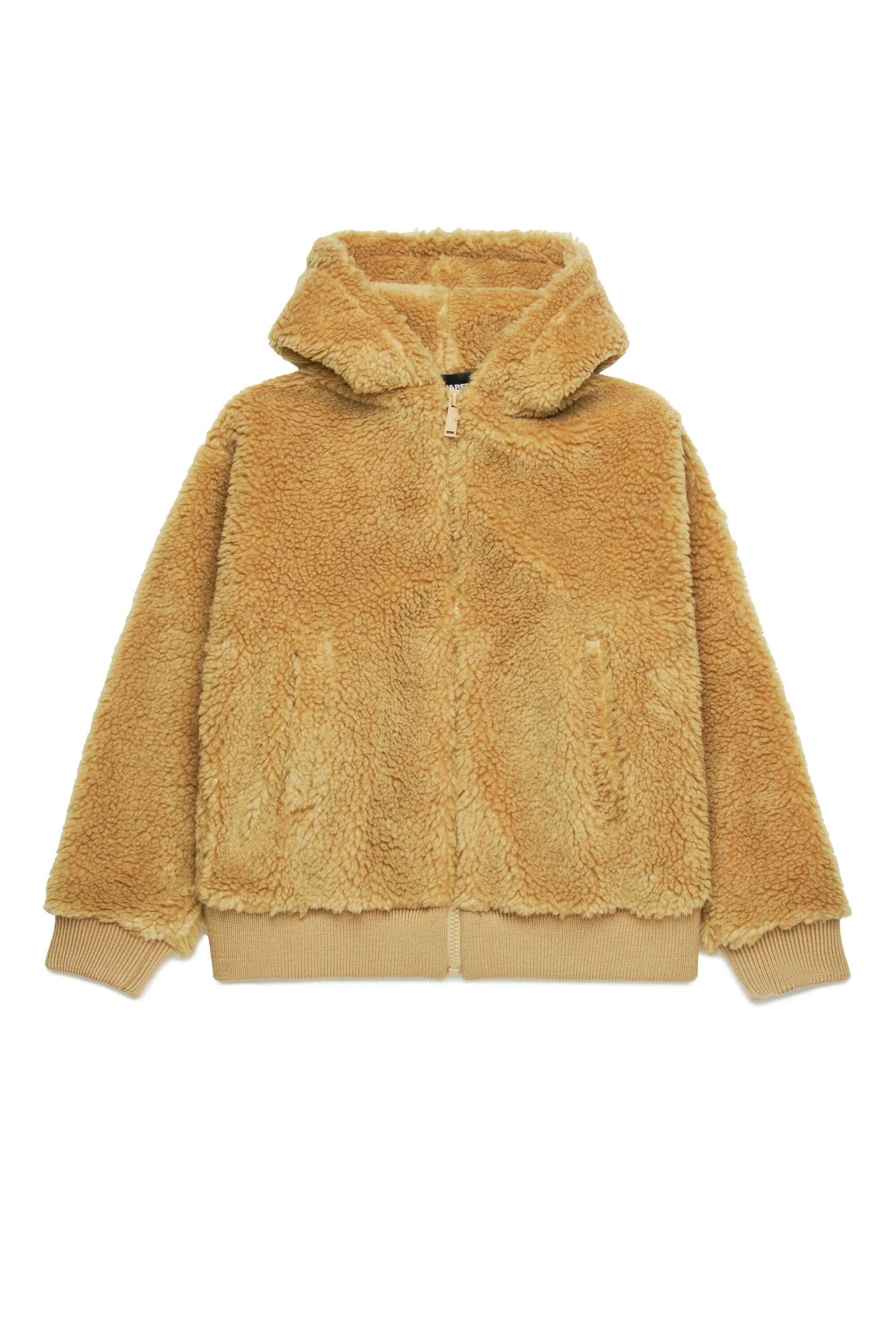 DSQUARED2 Giacca Junior Teddy Logo Icon-Cammello