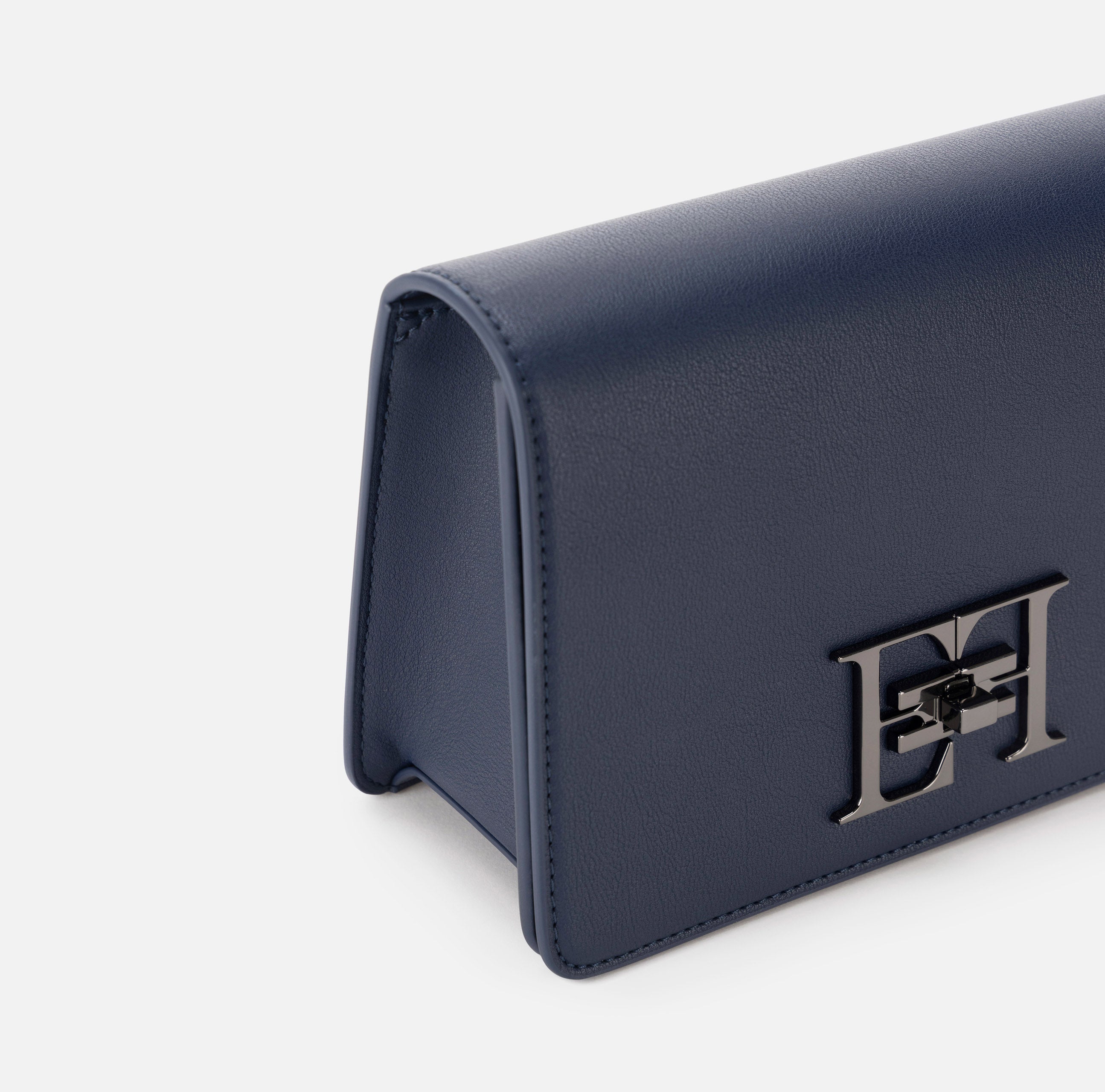 ELISABETTA FRANCHI Borsa Piccola Girello Logo-Navy