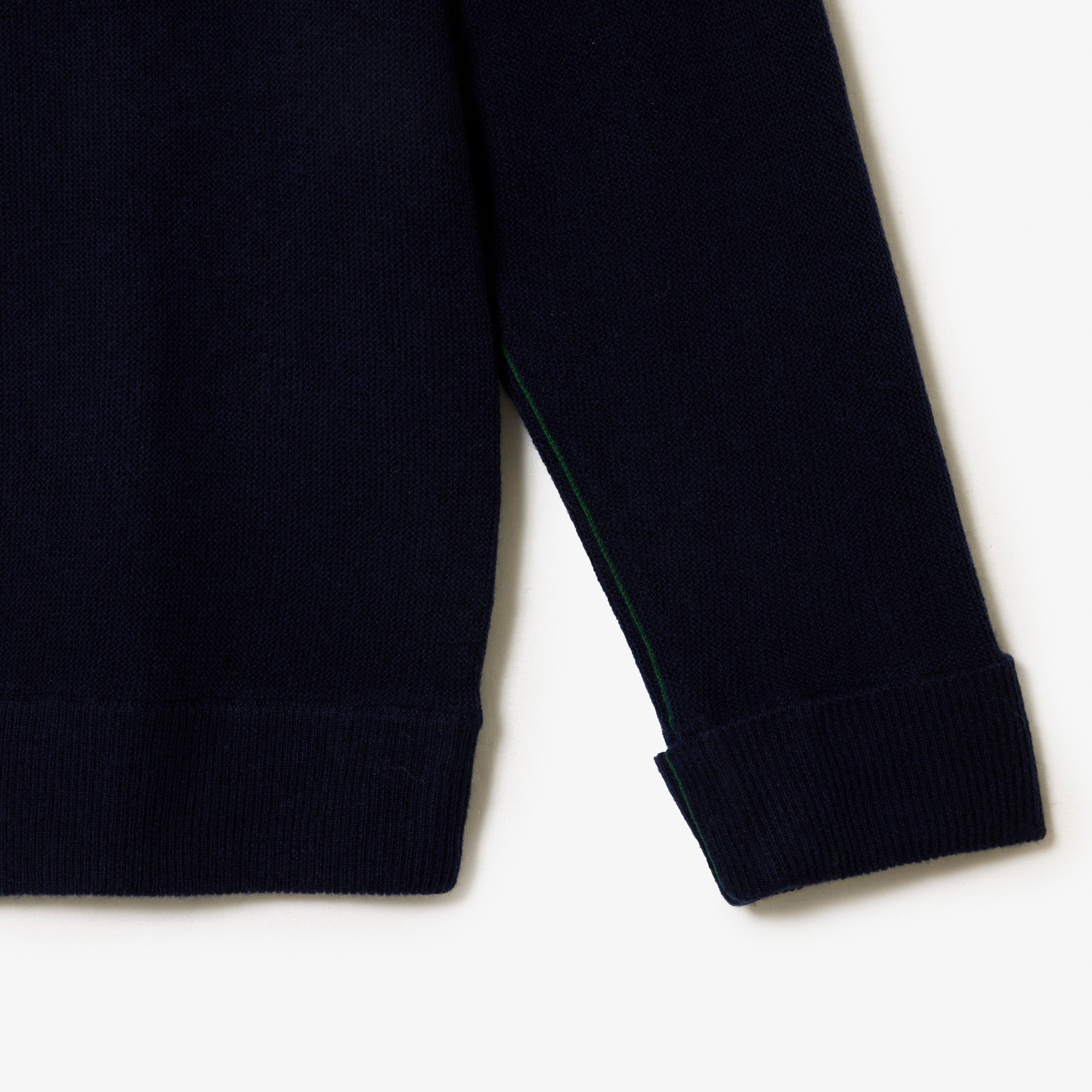 LACOSTE Cardigan Donna Lana-Blu Navy