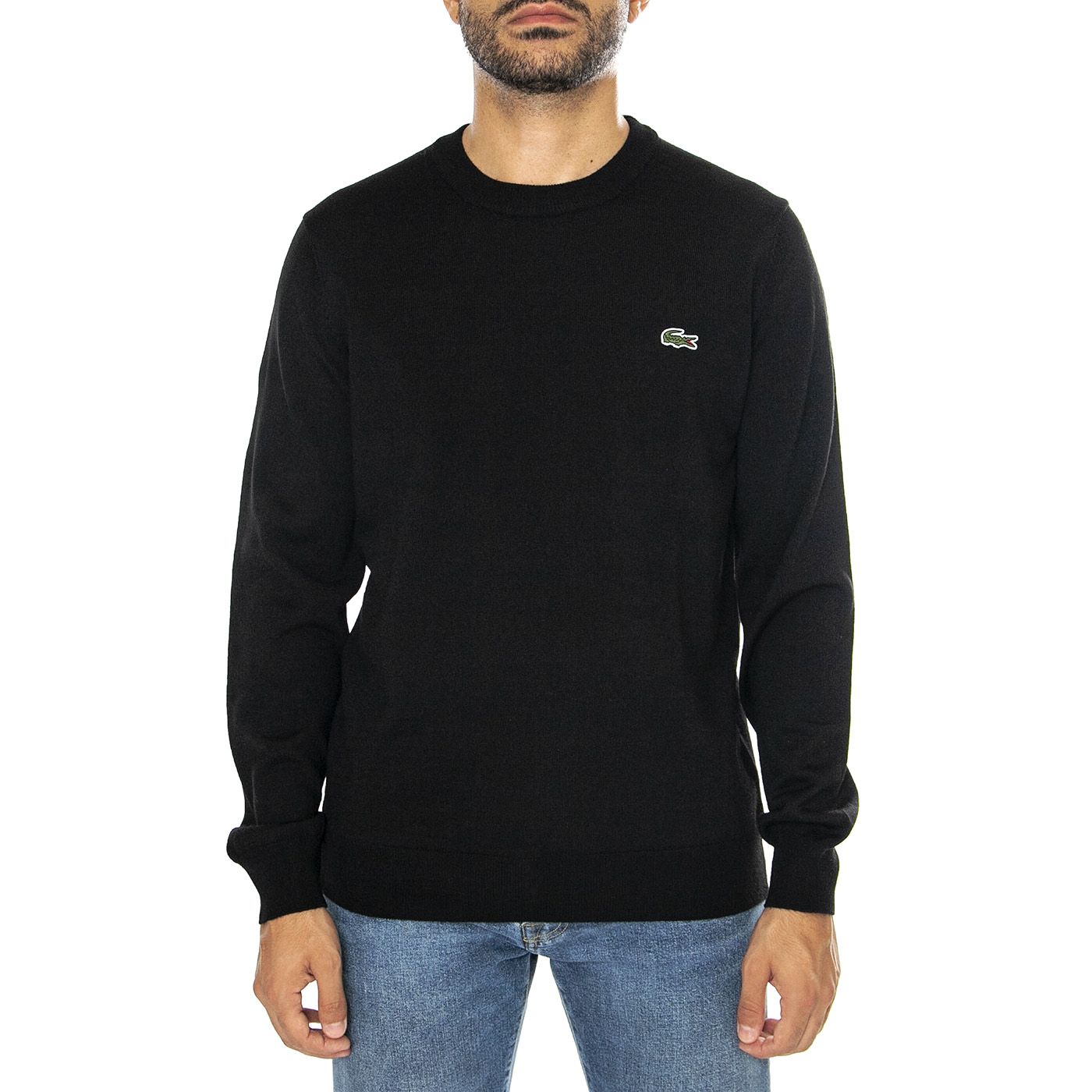 LACOSTE Pullover Uomo Classic-Nero