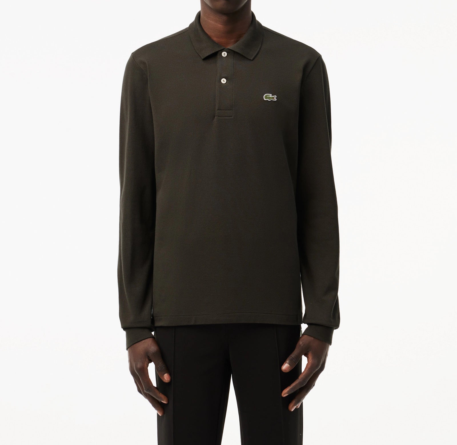 LACOSTE Polo Uomo L.12.12 Original-Verde Cachi