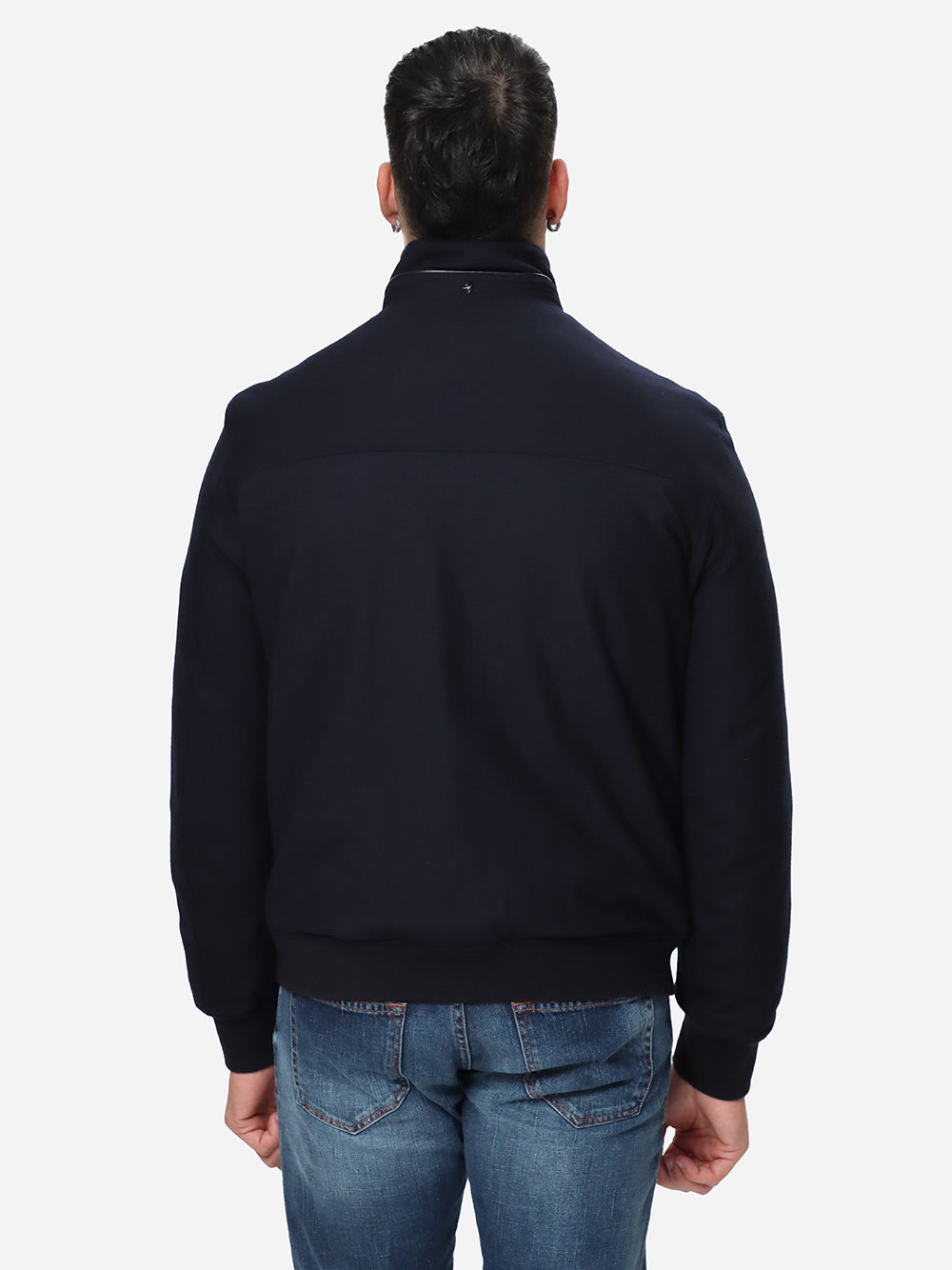 MONTECORE Giubbotto Uomo Imbottito in Piuma-Dark Blue