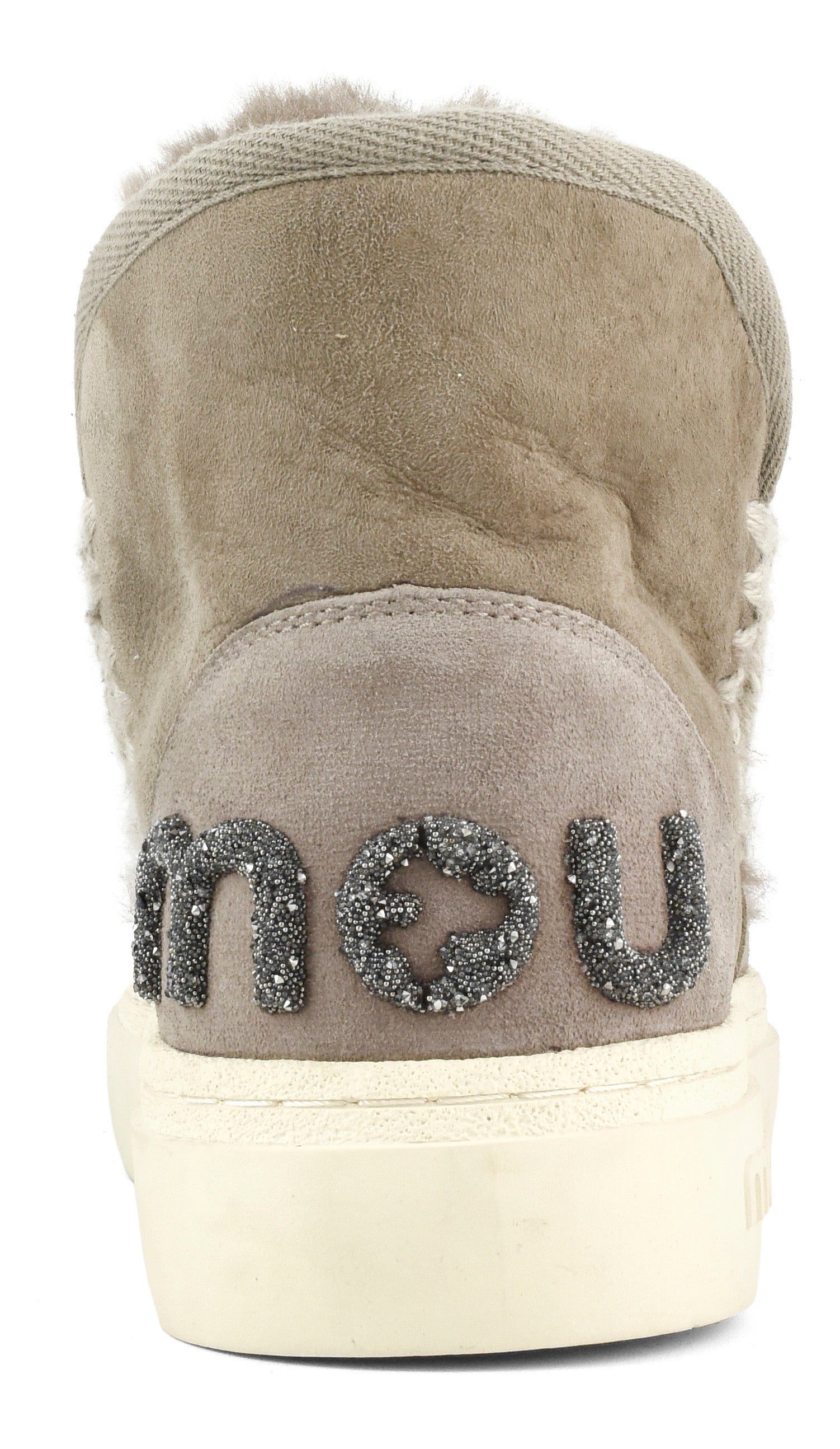 MOU Sneaker Donna Eskimo Bold Glitter Logo-Elephant Grey