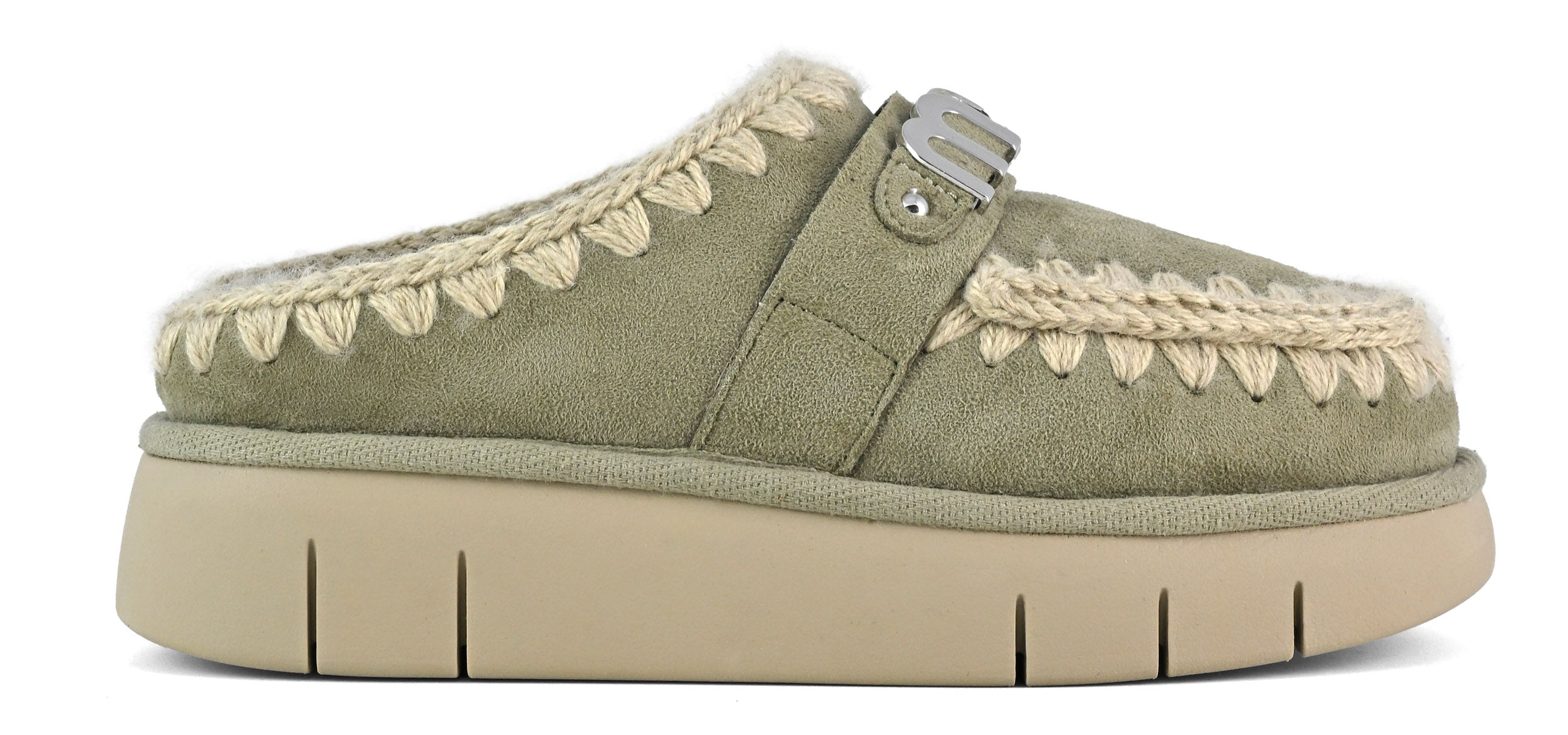 MOU Ciabatta Donna Bounce Clog Metal Logo-Loak