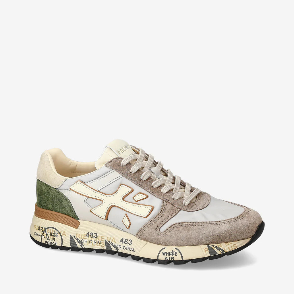 PREMIATA Sneaker Uomo Mick 6871-Beige Bianco