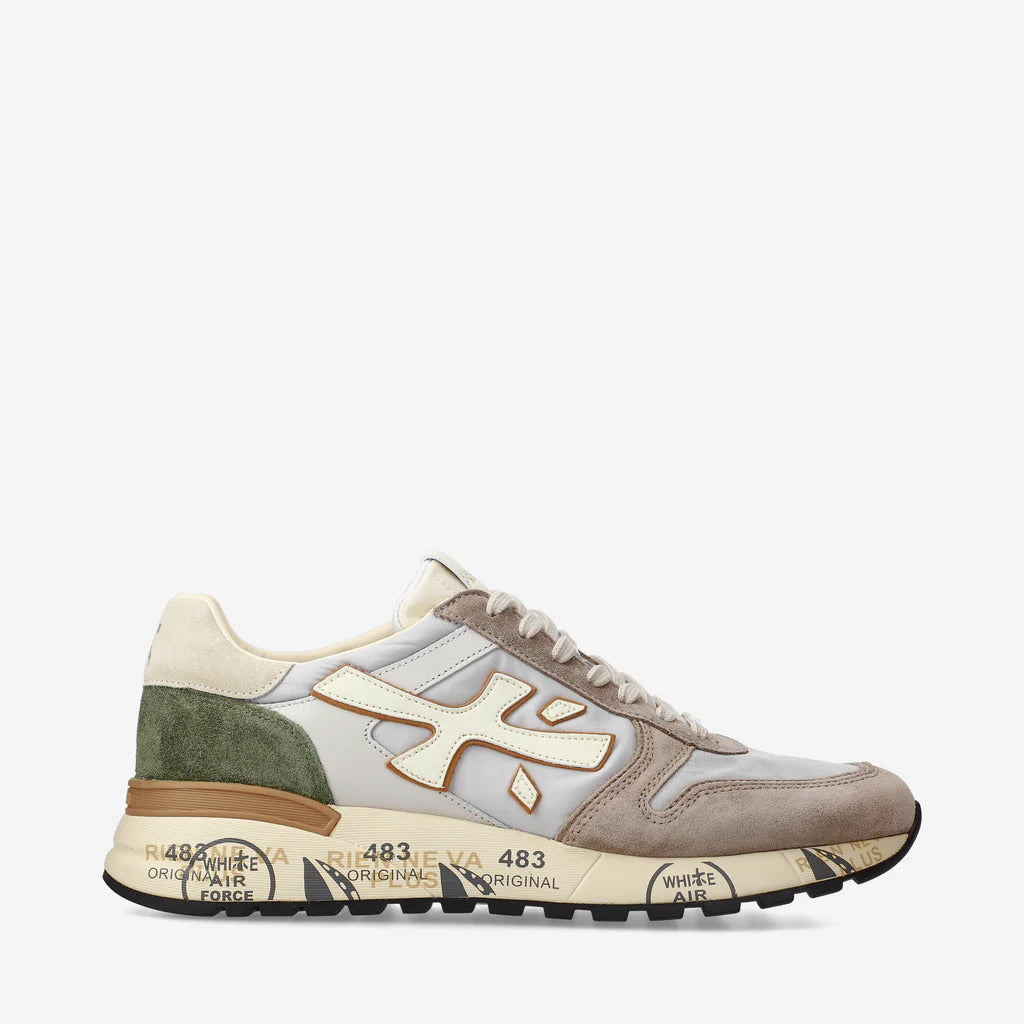 PREMIATA Sneaker Uomo Mick 6871-Beige Bianco