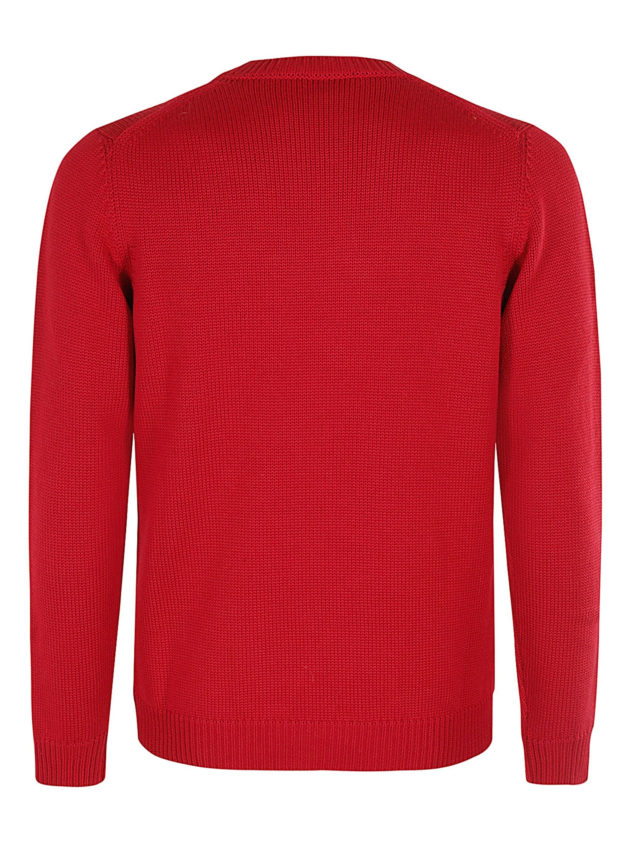 ROBERTO COLLINA Maglia Uomo Merino-Ciliegia