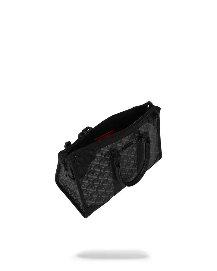 SPRAYGROUND Borsa 3DGS Blackout Mini Triangle Duffle-Nero