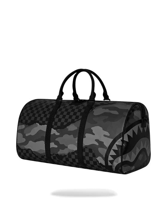 SPRAYGROUND Borsone Split Up Camo Tear Duffle Large-Nero