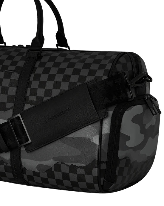 SPRAYGROUND Borsone Split Up Camo Tear Duffle Large-Nero