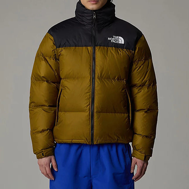 THE NORTH FACE Giubbino Uomo RETRO NUPTSE 1996-Moss Green Tnf Black