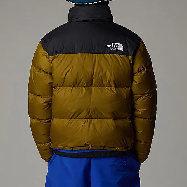 THE NORTH FACE Giubbino Uomo RETRO NUPTSE 1996-Moss Green Tnf Black