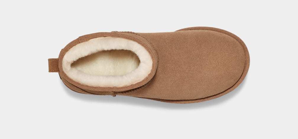 UGG Scarponcino Donna CLASSIC ULTRA MINI PLATFORM 1135092-Chestnut